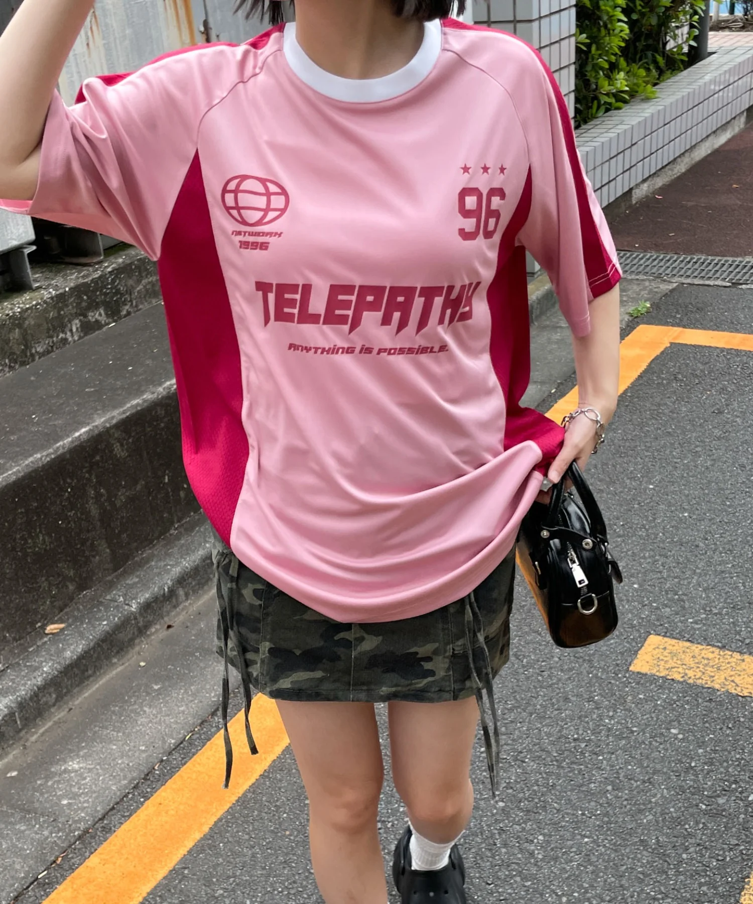 サッカーメッシュ切り替えビッグT - Image 8
