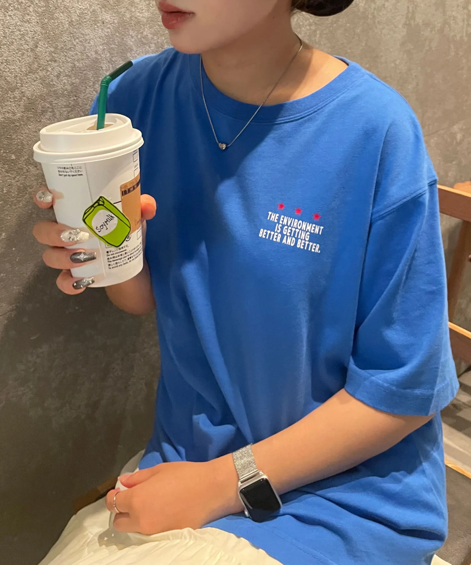 ヴィンテージライクグラフィックTシャツ - Image 2