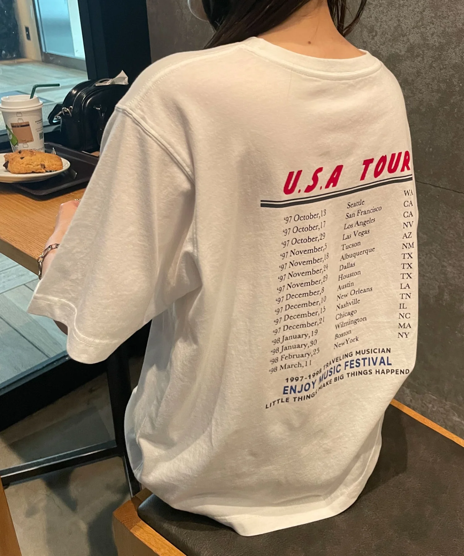 ヴィンテージライクグラフィックTシャツ - Image 22