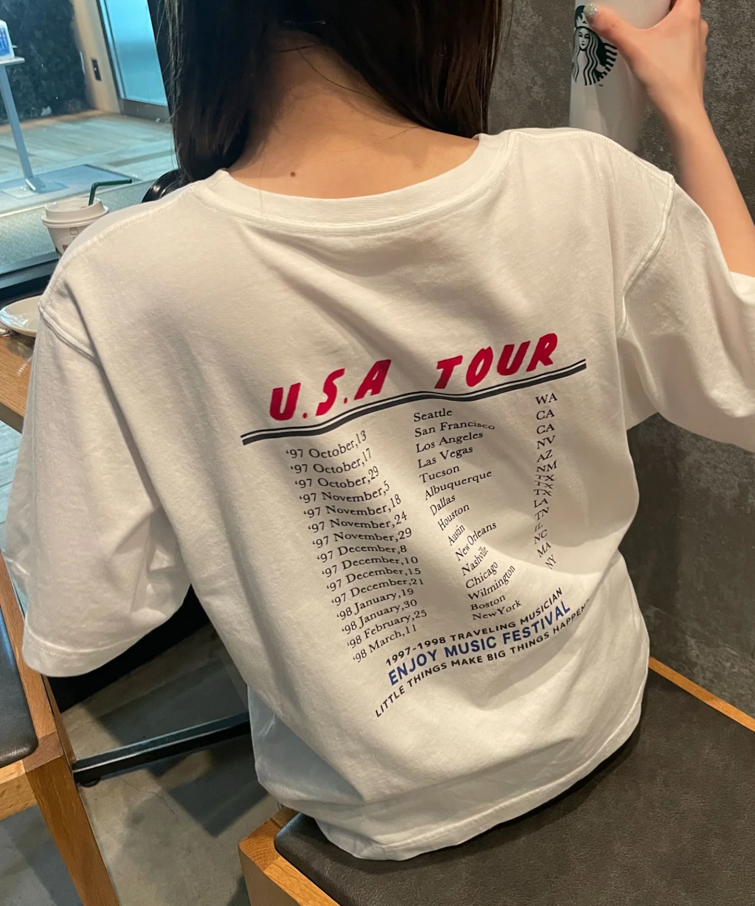 ヴィンテージライクグラフィックTシャツ - Image 23