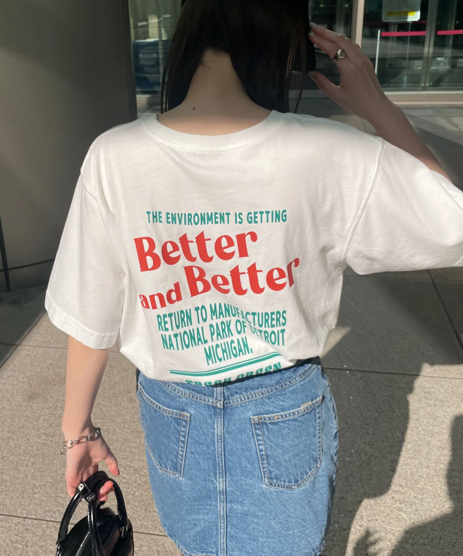 ヴィンテージライクグラフィックTシャツ - Image 3