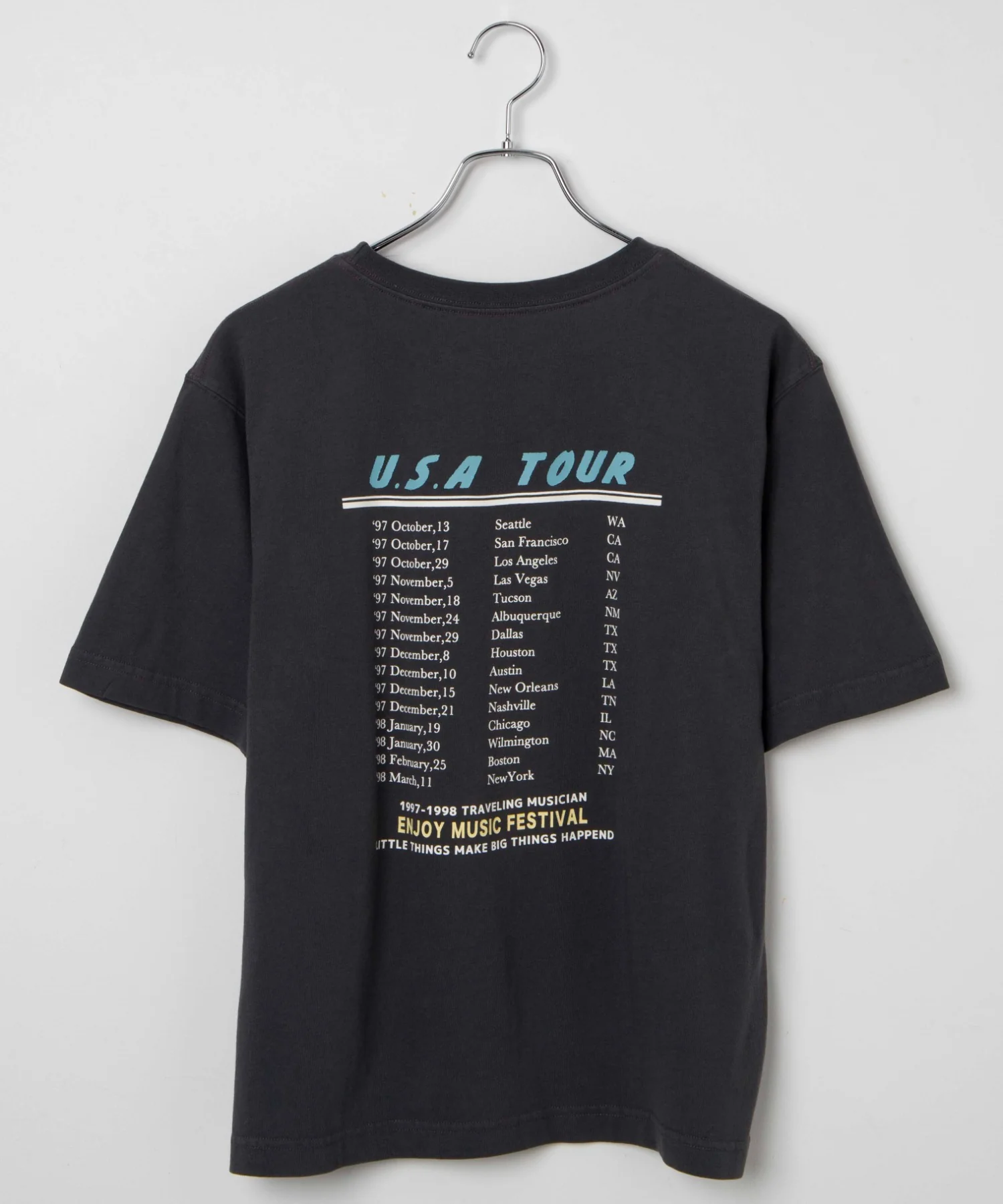 ヴィンテージライクグラフィックTシャツ - Image 43