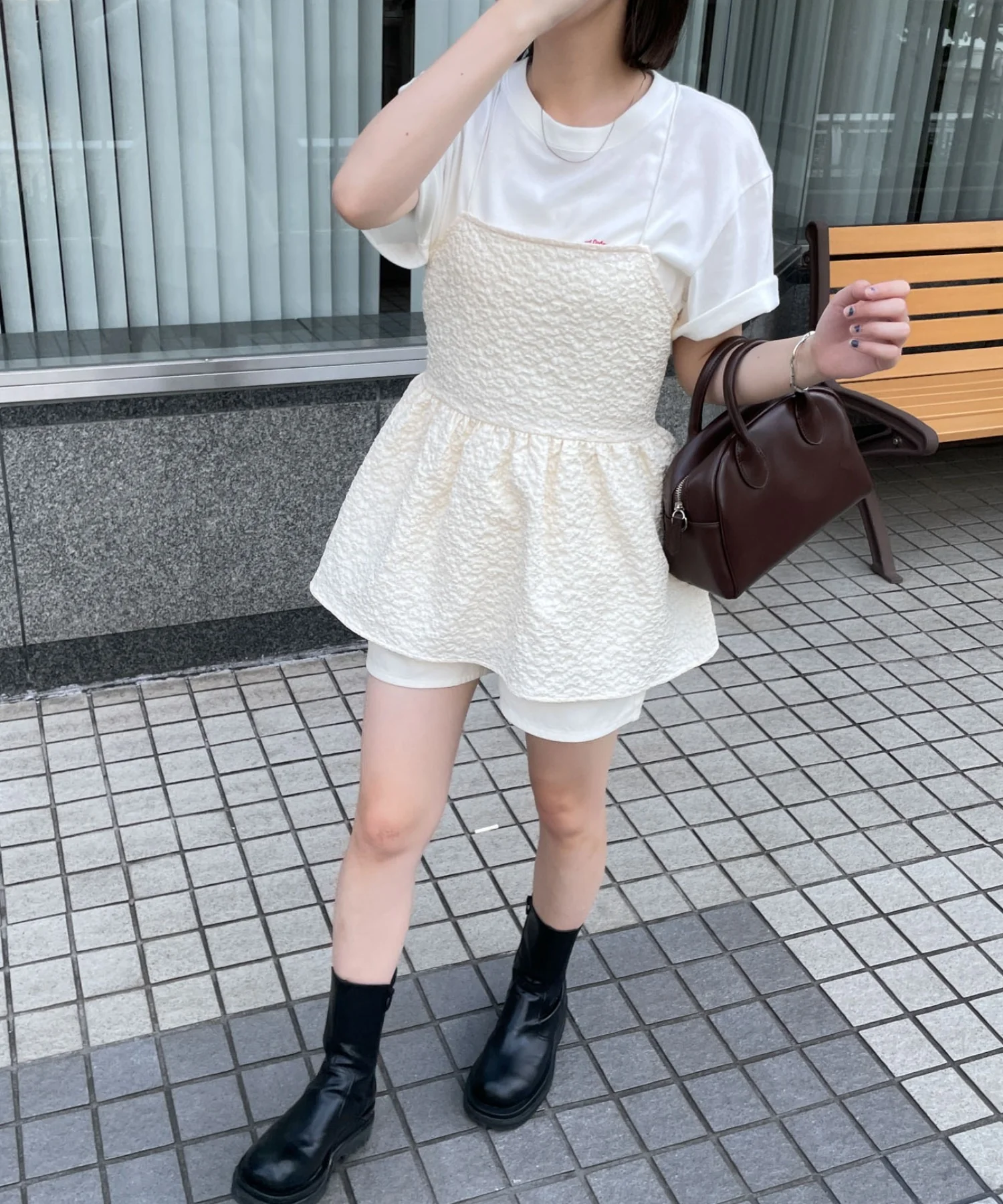 バックデザインキャミチュニック - Image 3