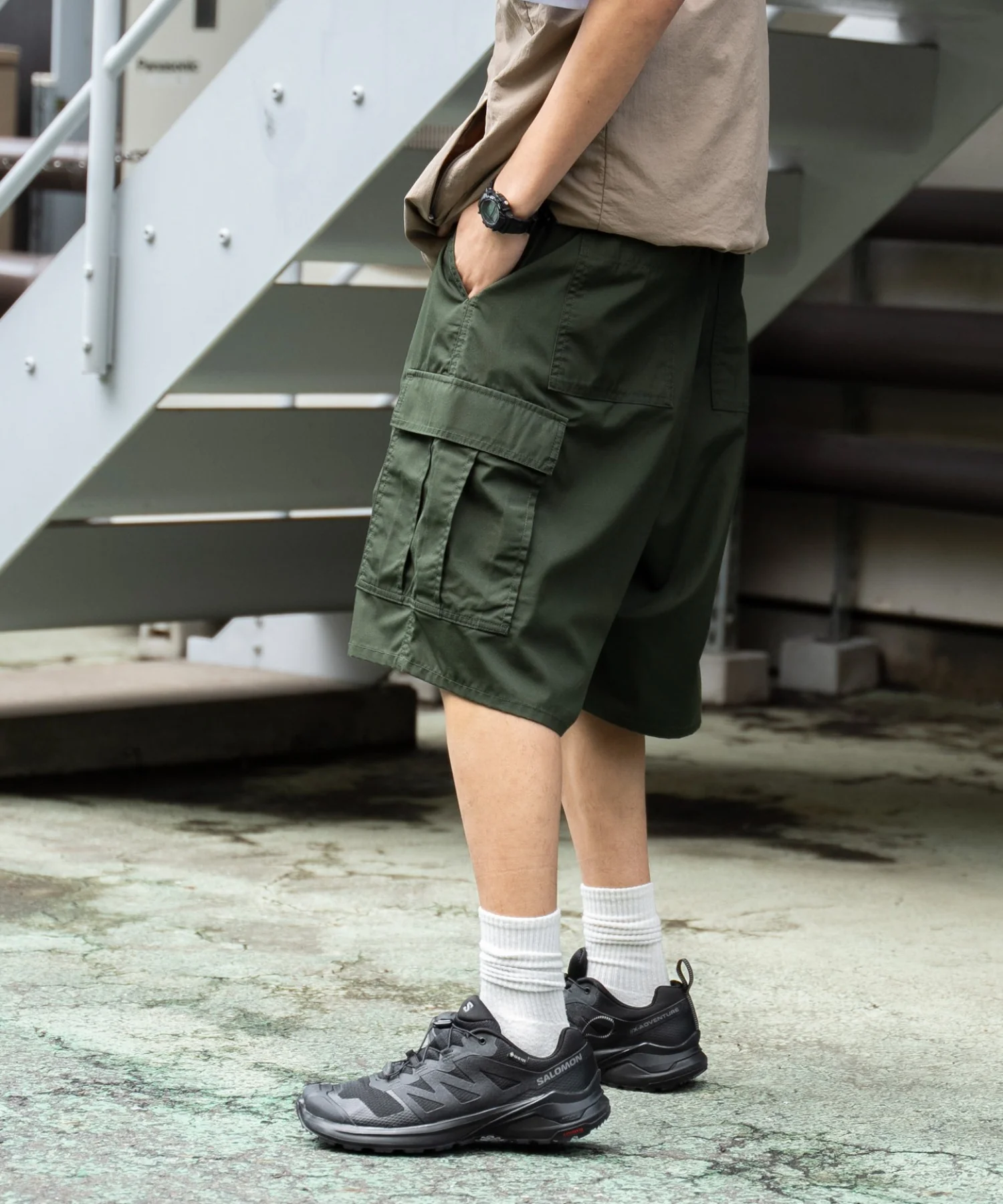 ワイドカーゴショーツ - Image 11
