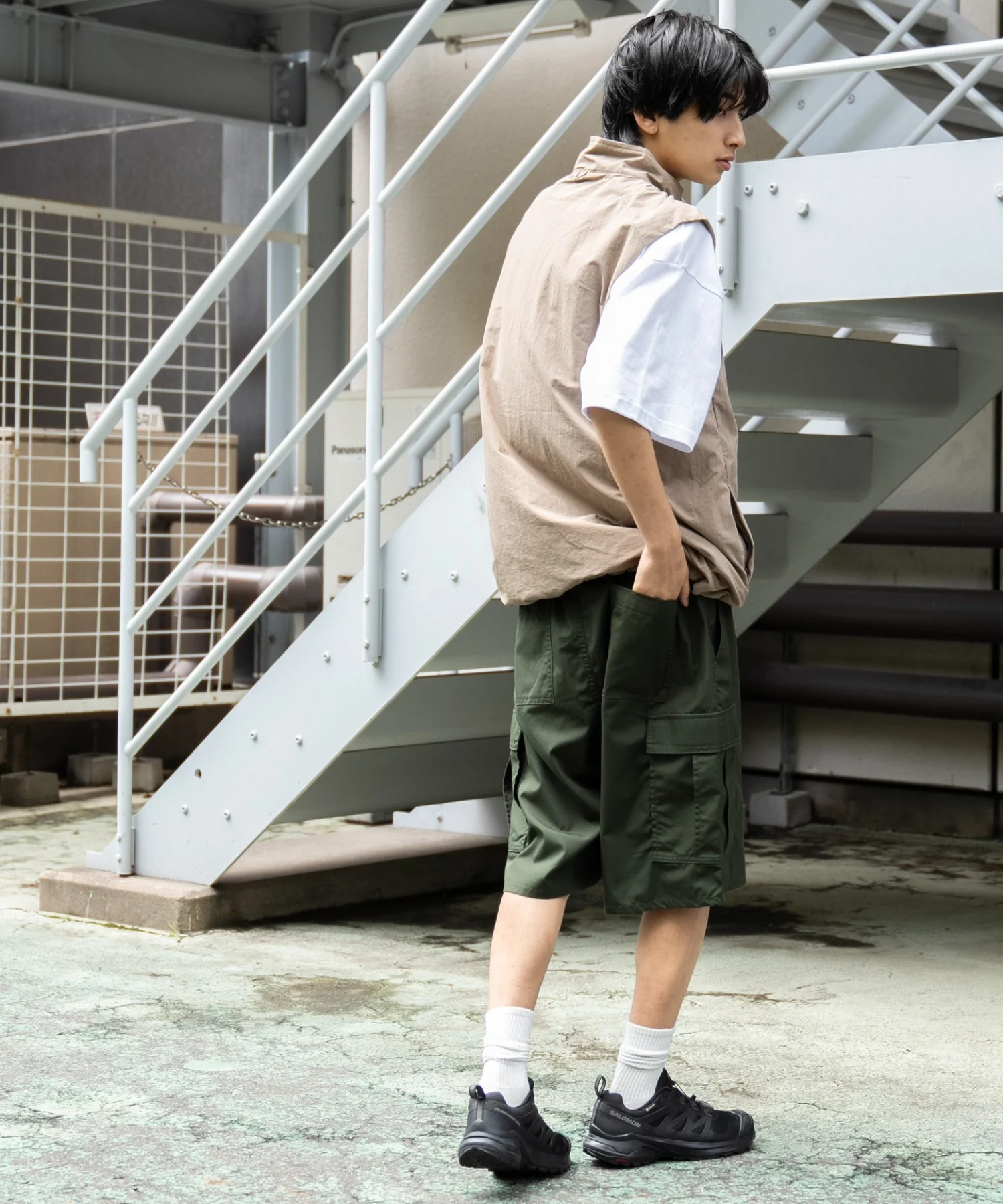 ワイドカーゴショーツ - Image 13