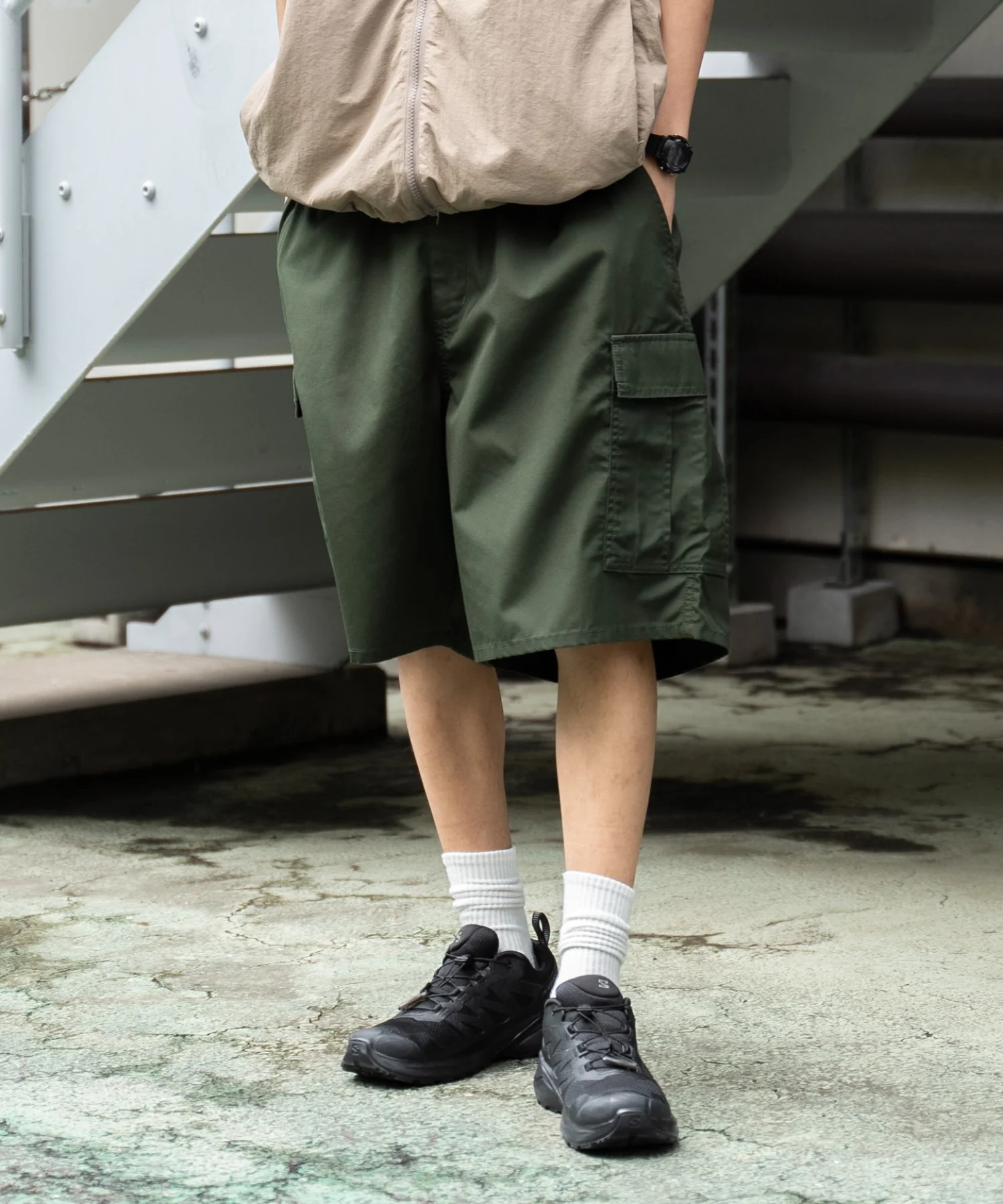 ワイドカーゴショーツ - Image 9