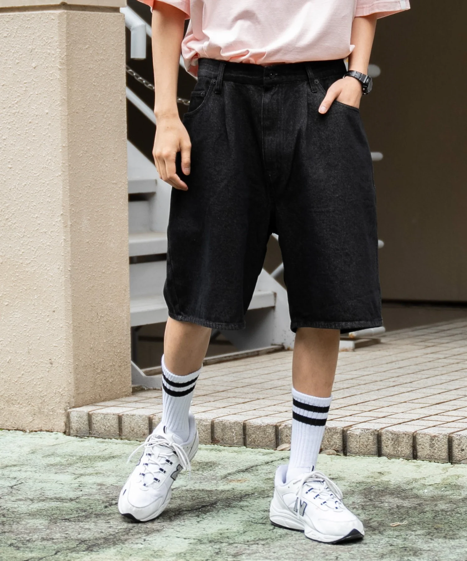 デニムバギーショーツ - Image 3