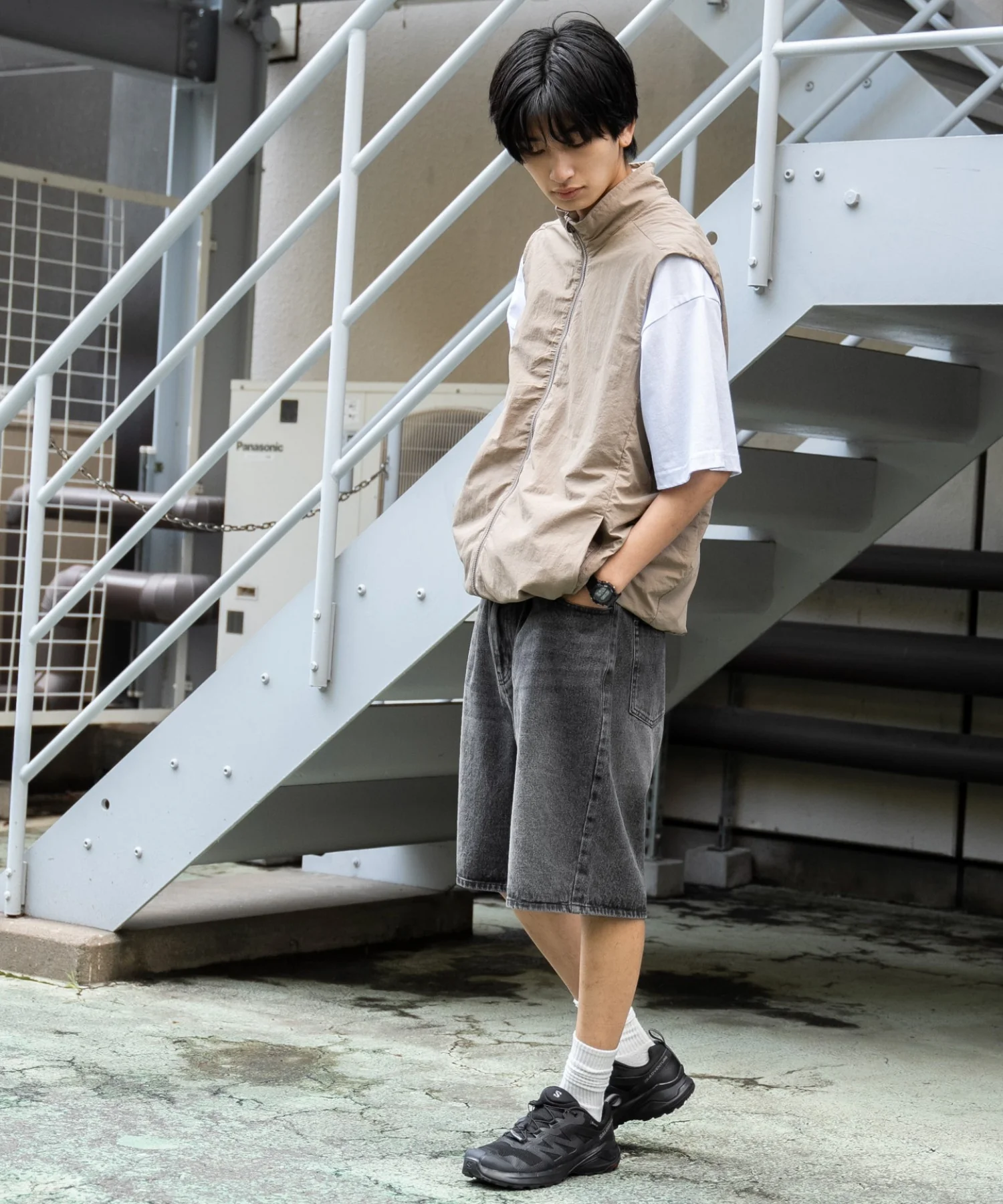 デニムバギーショーツ - Image 6