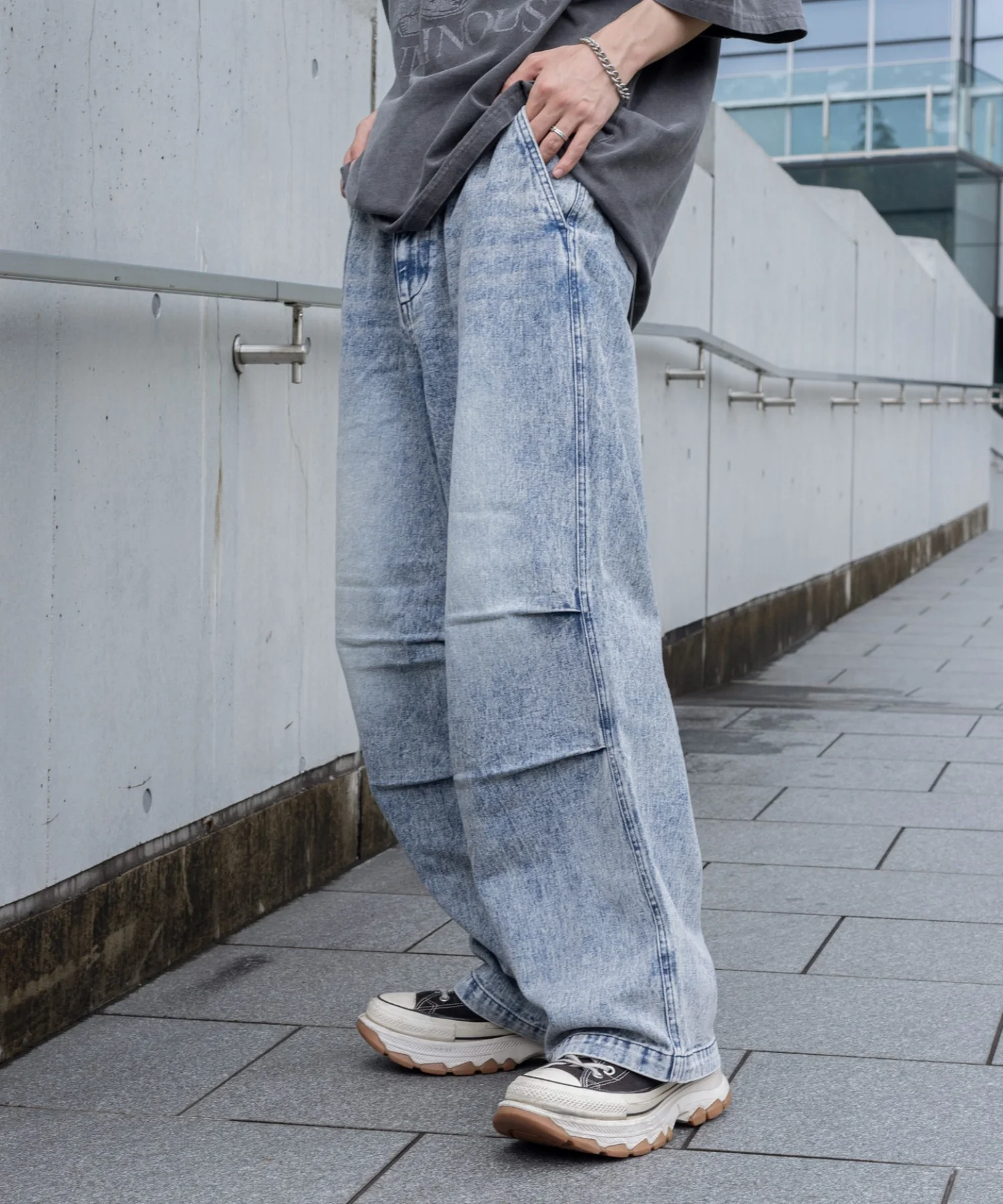 デニムパラシュートパンツ - Image 2