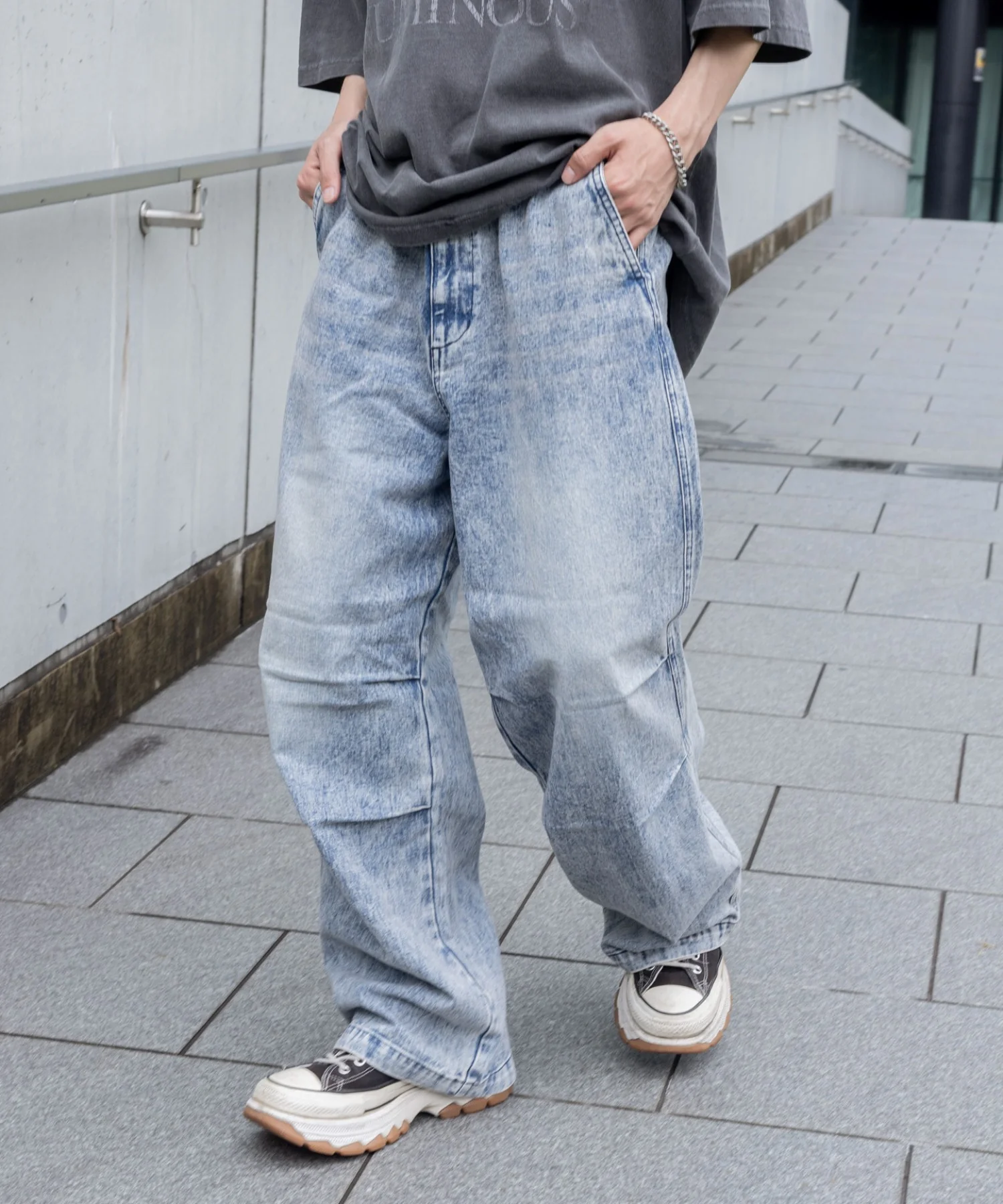 デニムパラシュートパンツ - Image 9