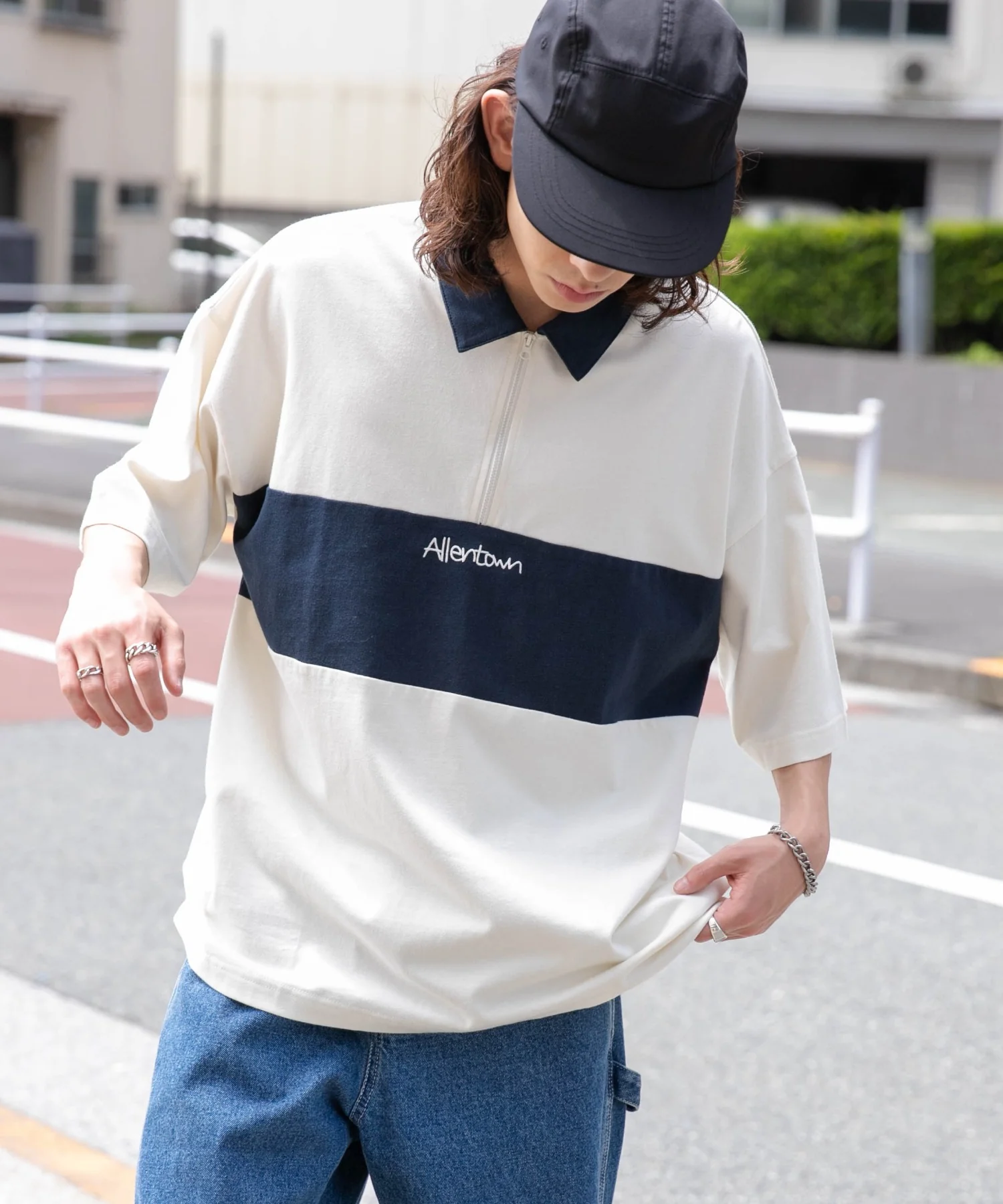 ワンポイントカラーブロックプルオーバー - Image 13