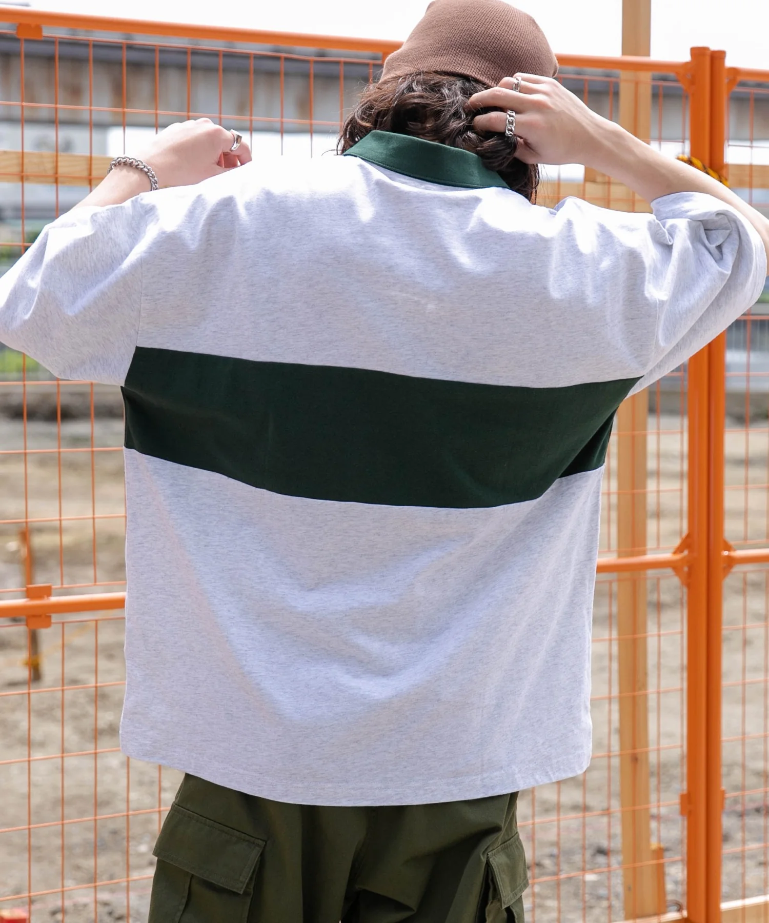 ワンポイントカラーブロックプルオーバー - Image 21