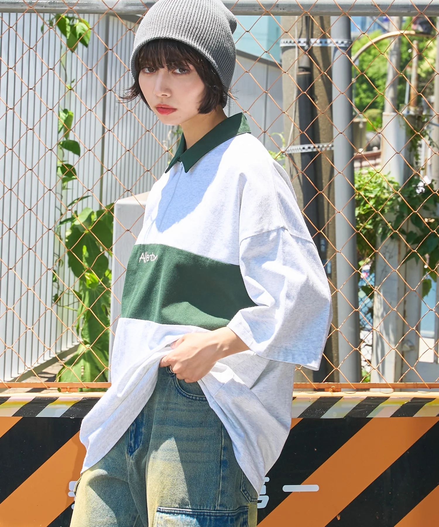 ワンポイントカラーブロックプルオーバー - Image 23
