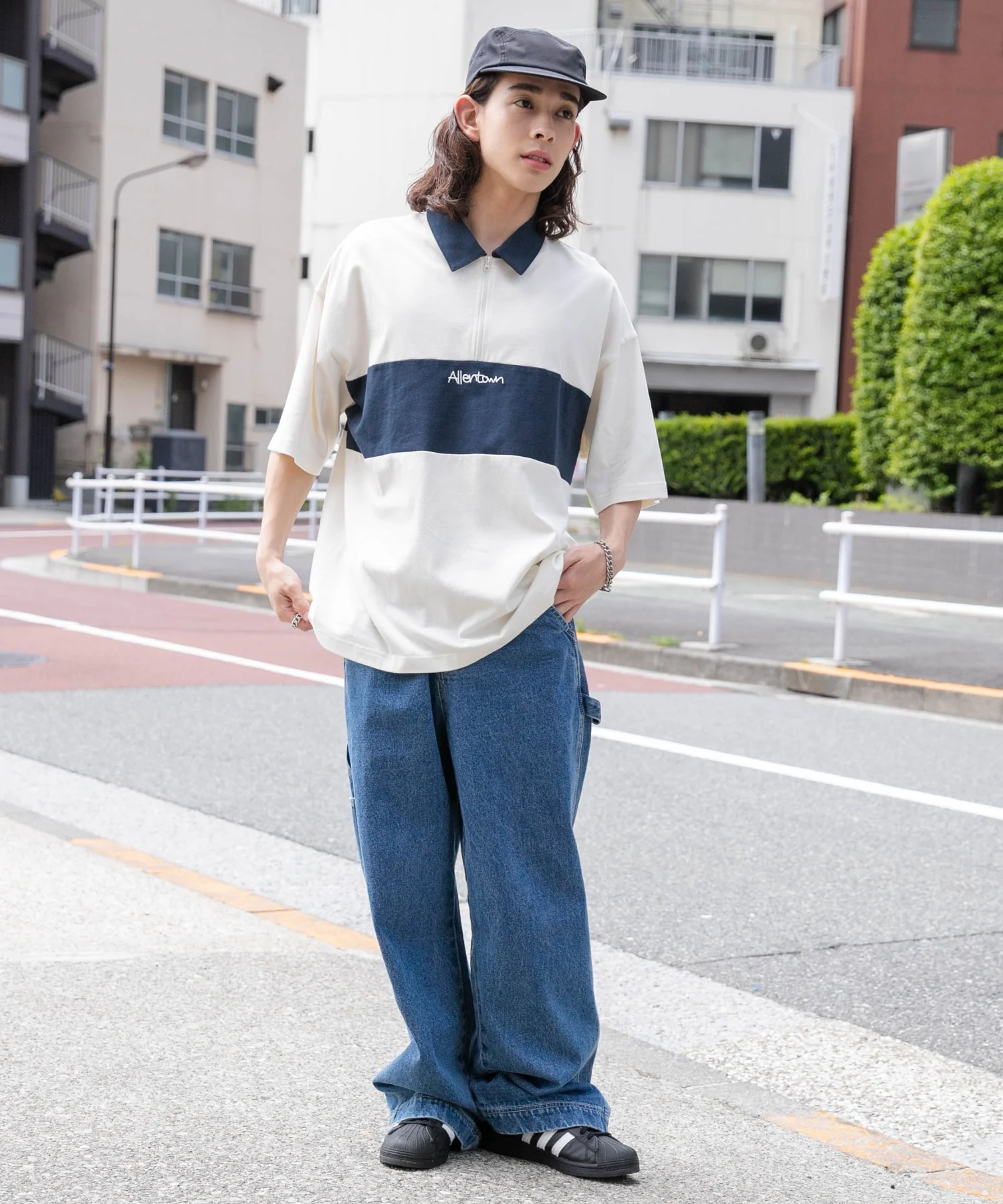 ワンポイントカラーブロックプルオーバー - Image 3