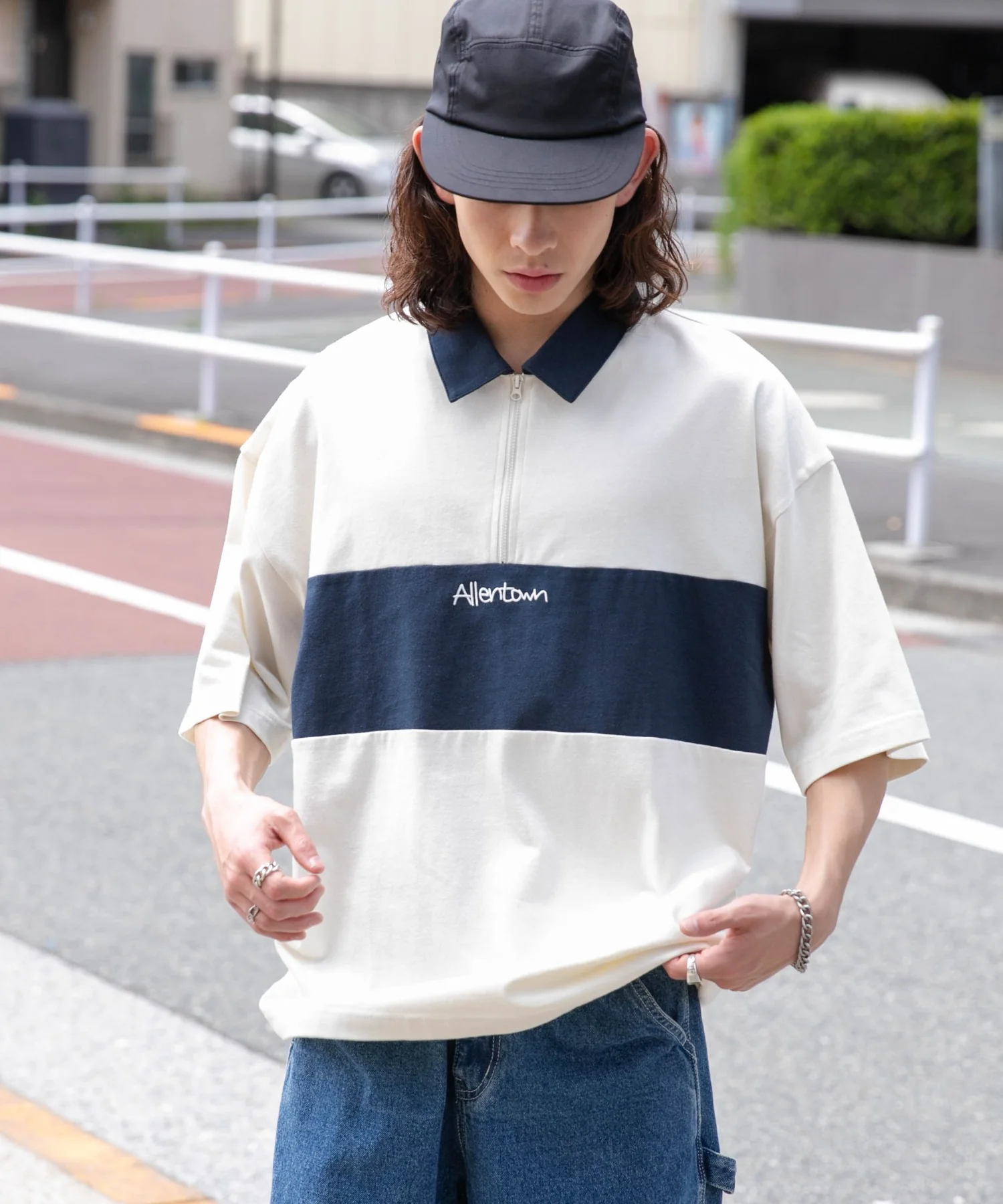 ワンポイントカラーブロックプルオーバー - Image 9
