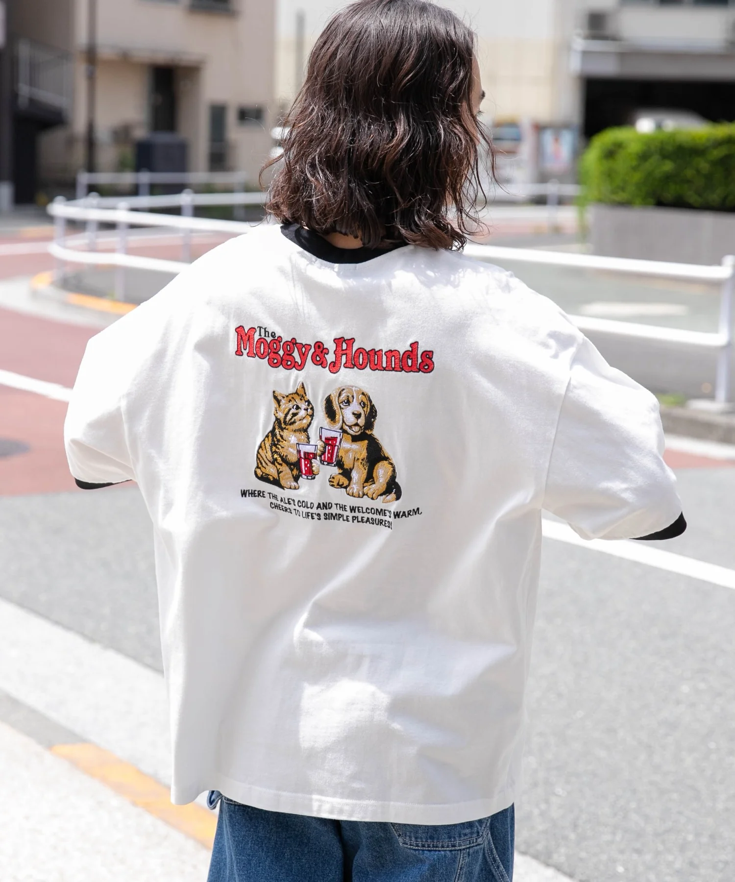 モチーフ刺繍リンガーT - Image 11