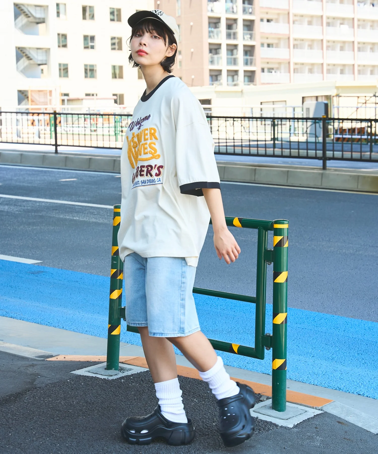 モチーフ刺繍リンガーT - Image 29