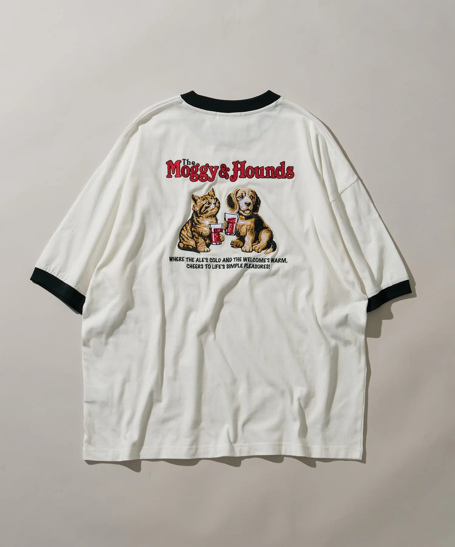 モチーフ刺繍リンガーT - Image 31