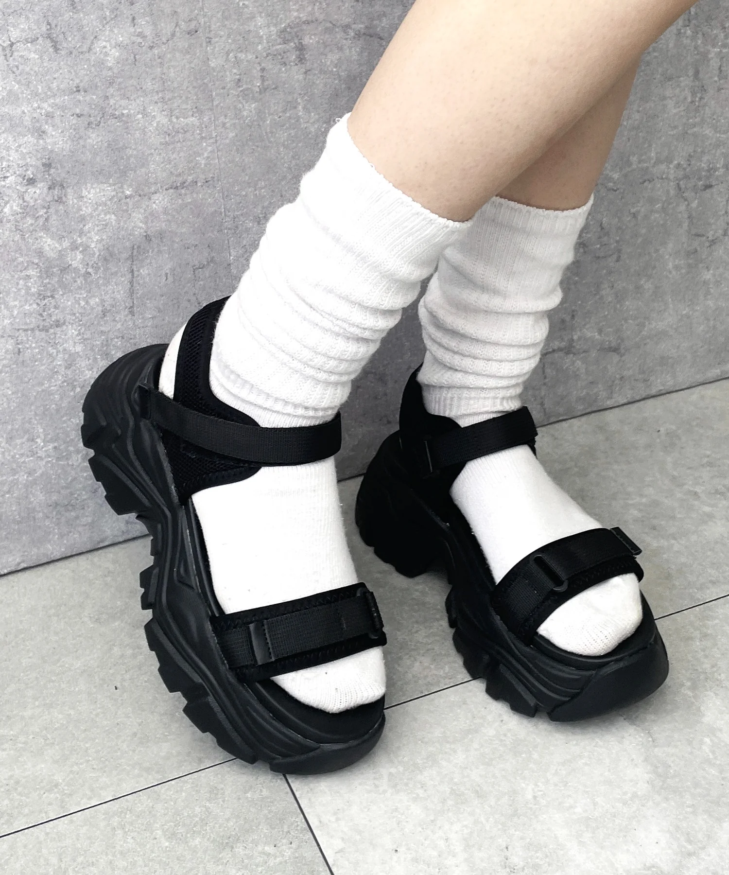 厚底ダッドスポーツサンダル - Image 2