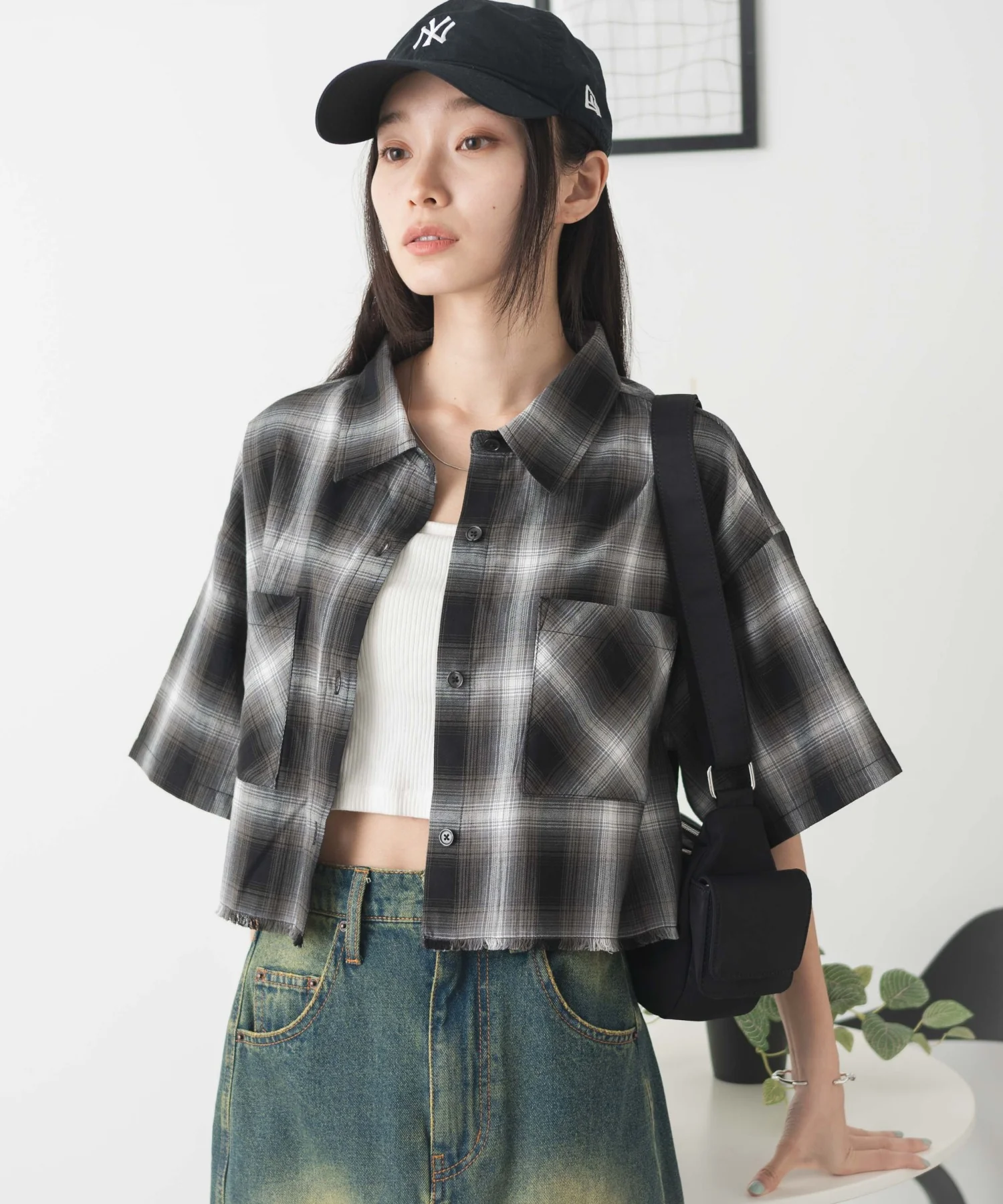 オンブレチェックショートシャツ - Image 5