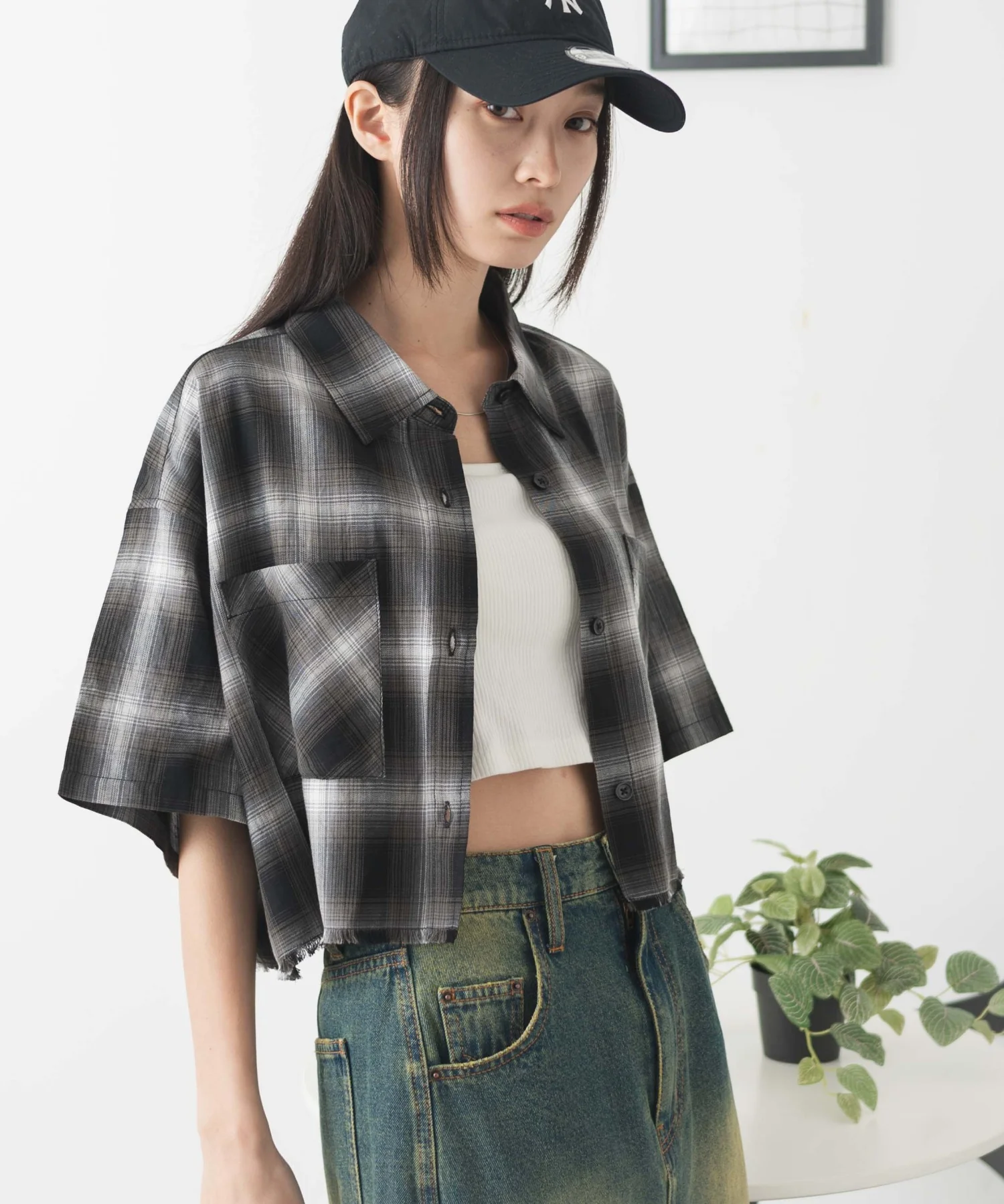 オンブレチェックショートシャツ - Image 7