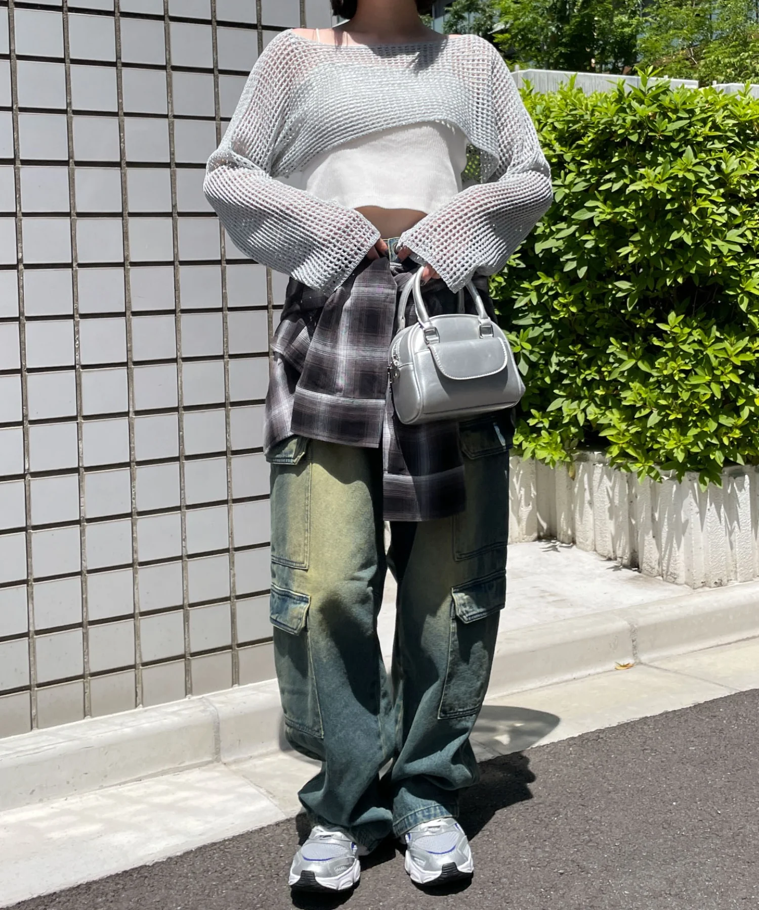 ラメショートニットプルオーバー - Image 6