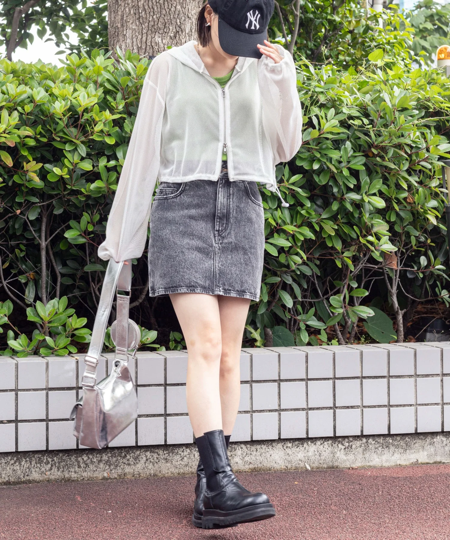 ダブルジップメッシュパーカー - Image 3