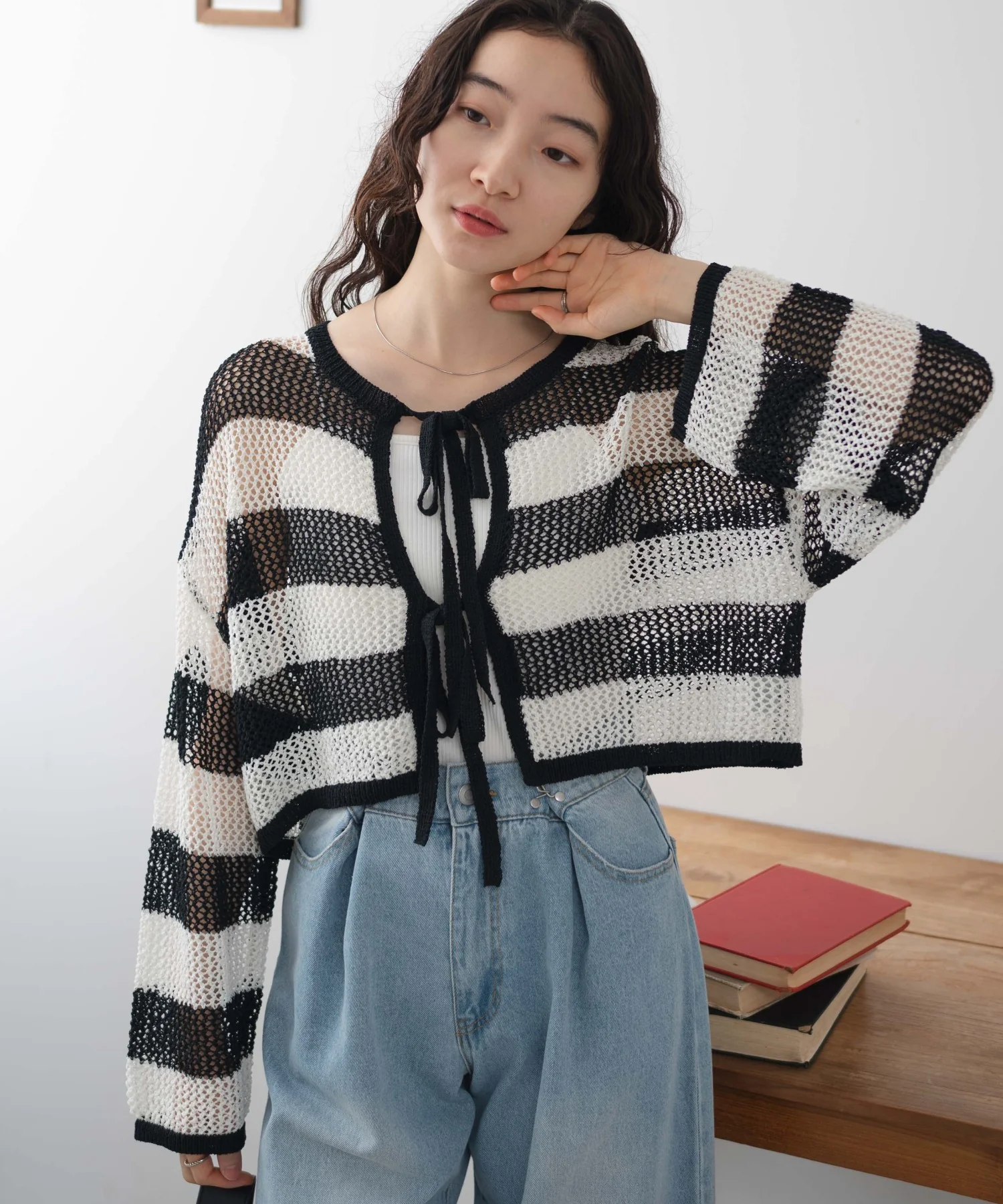 メッシュニットカーデ - Image 12
