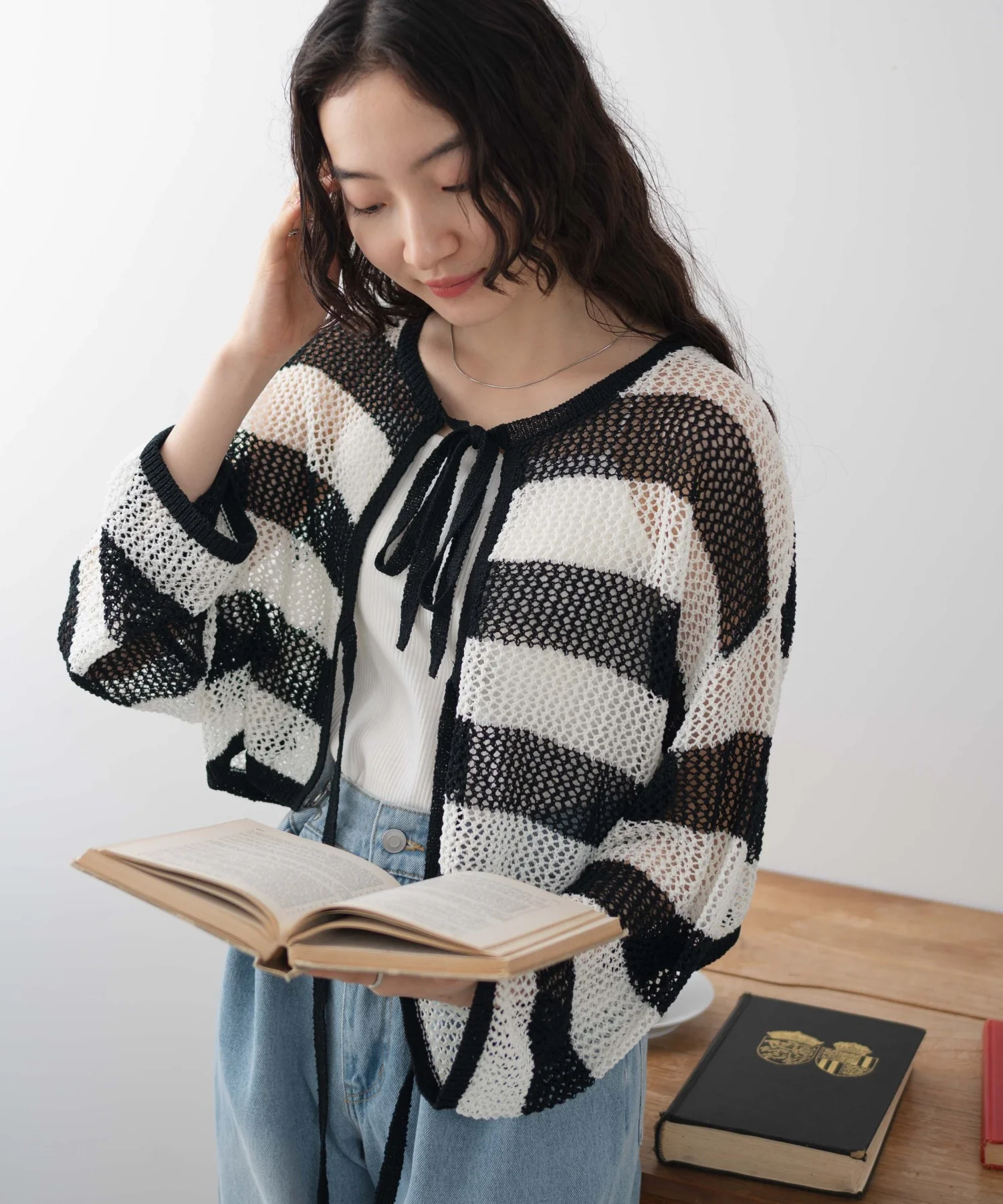 メッシュニットカーデ - Image 13