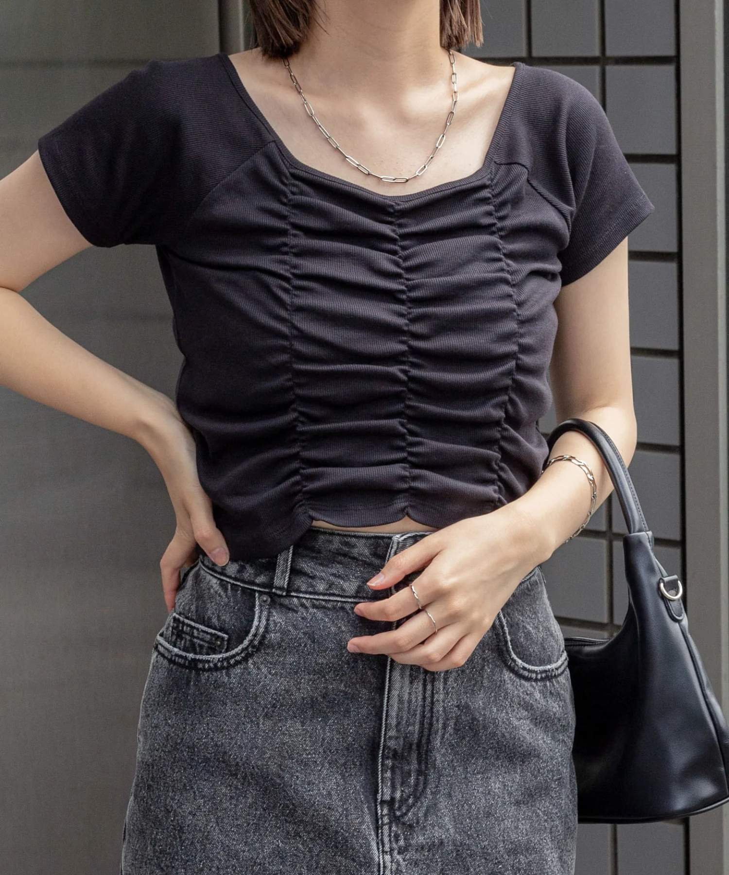 2WAYシャーリングオフショルT - Image 11