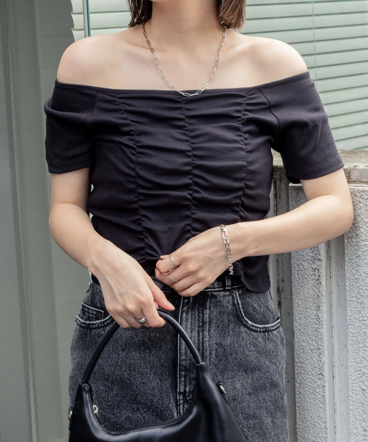 2WAYシャーリングオフショルT - Image 12