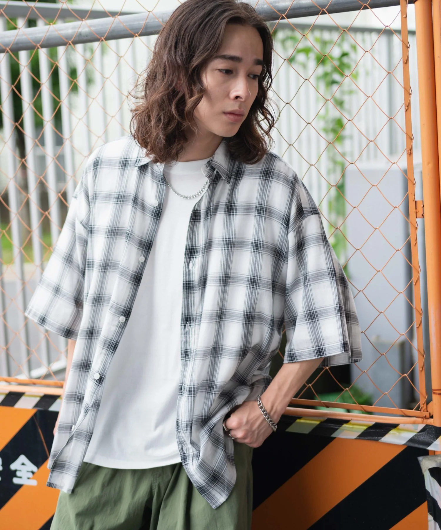チェックシアーガーゼシャツ - Image 10
