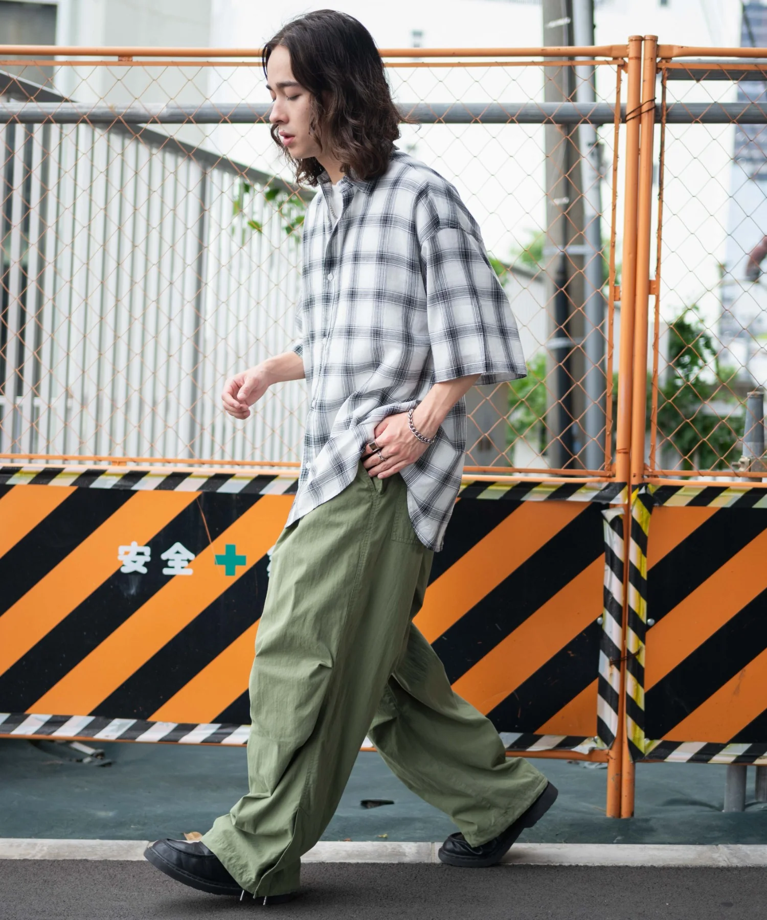 チェックシアーガーゼシャツ - Image 12