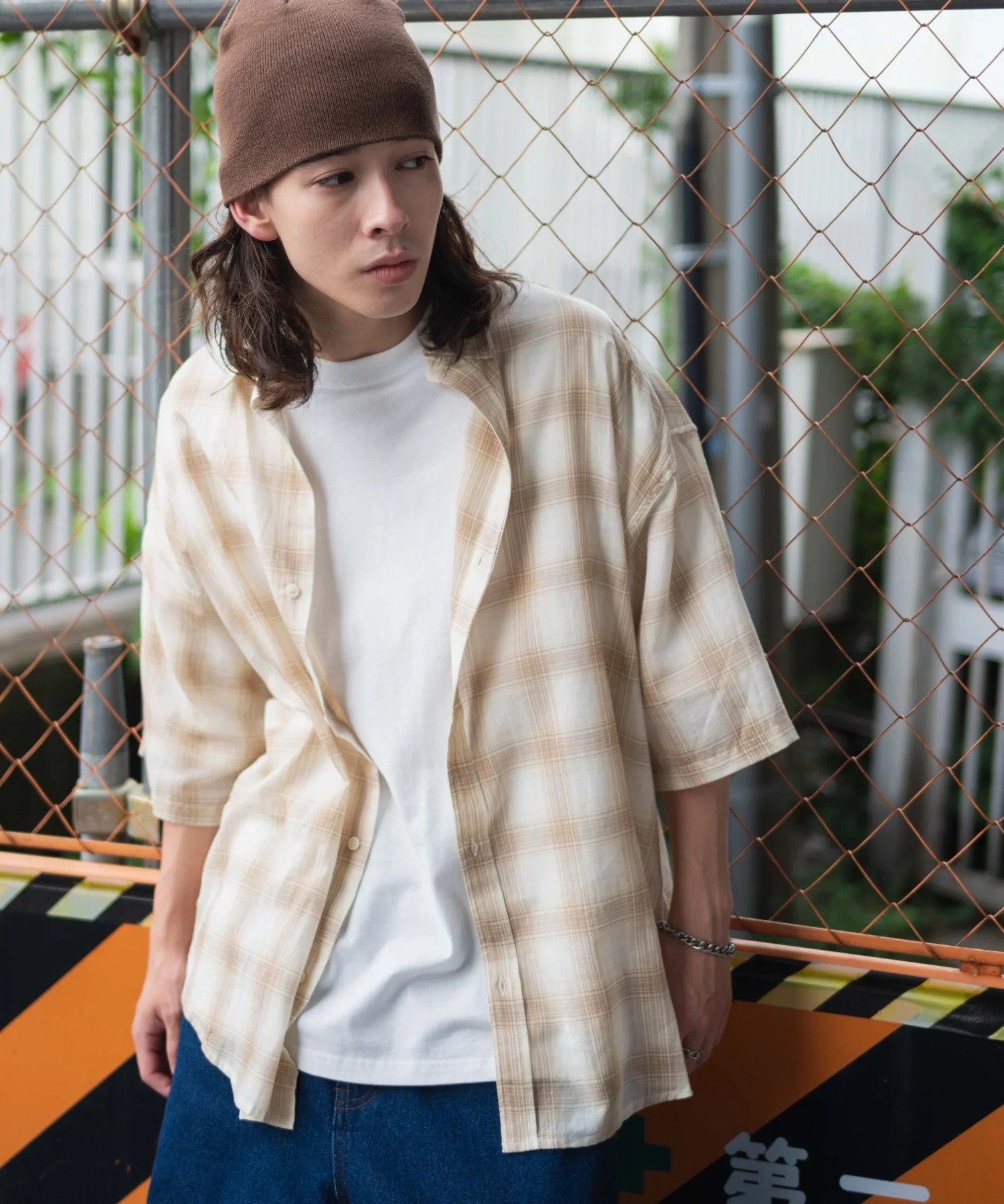 チェックシアーガーゼシャツ - Image 16