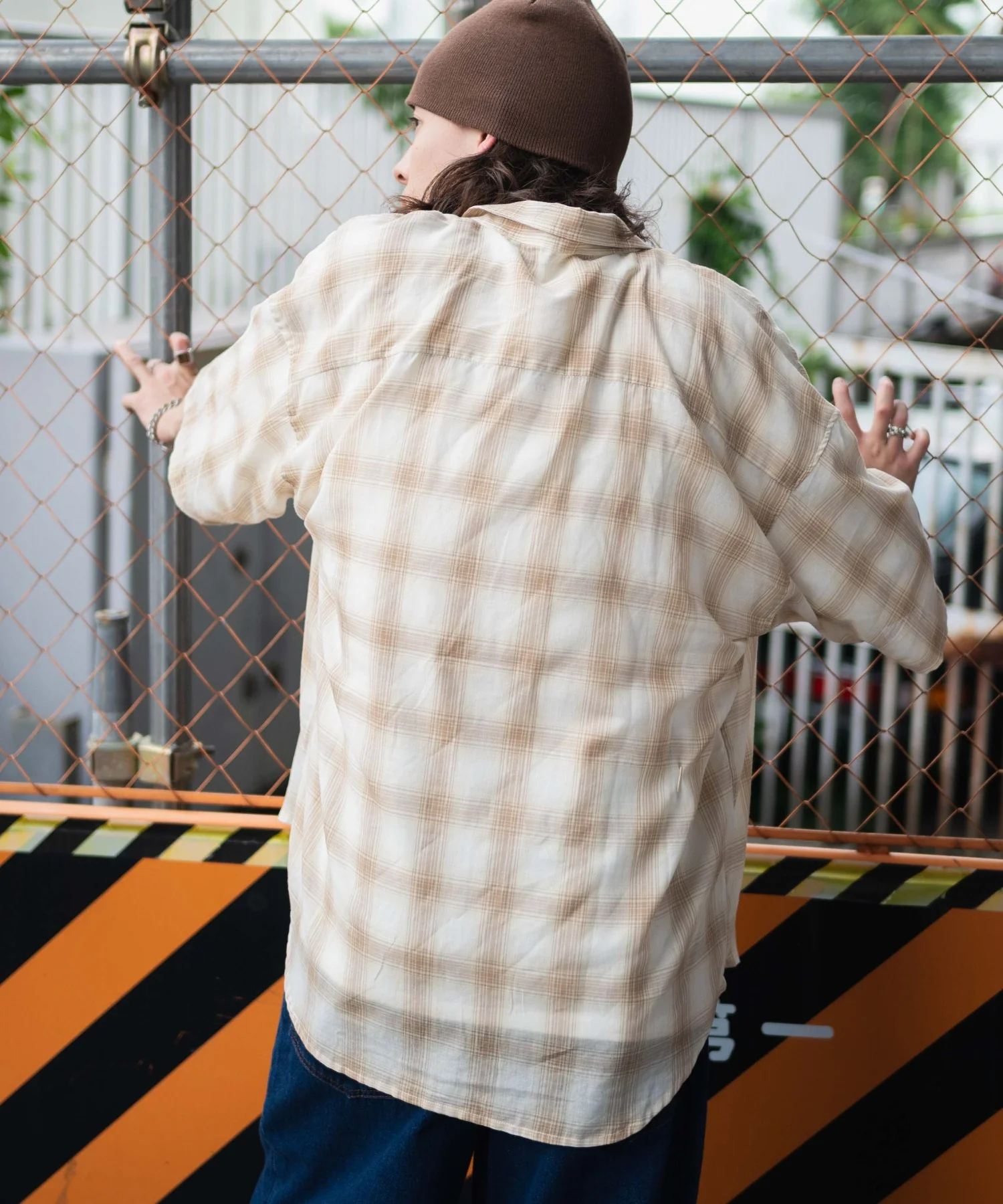 チェックシアーガーゼシャツ - Image 18