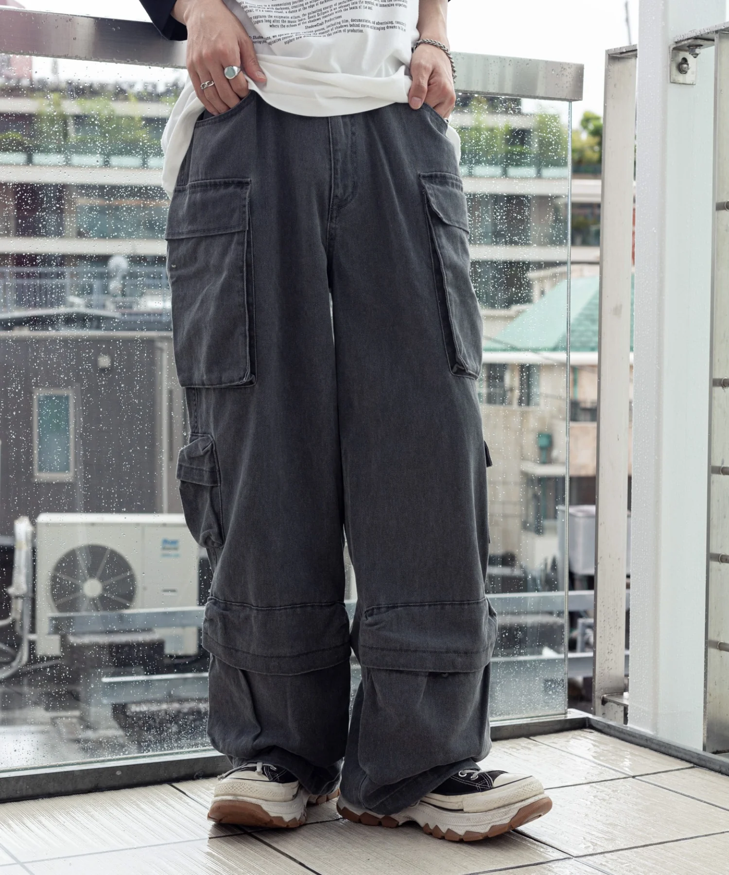 マルチポケットワイドカーゴパンツ - Image 29
