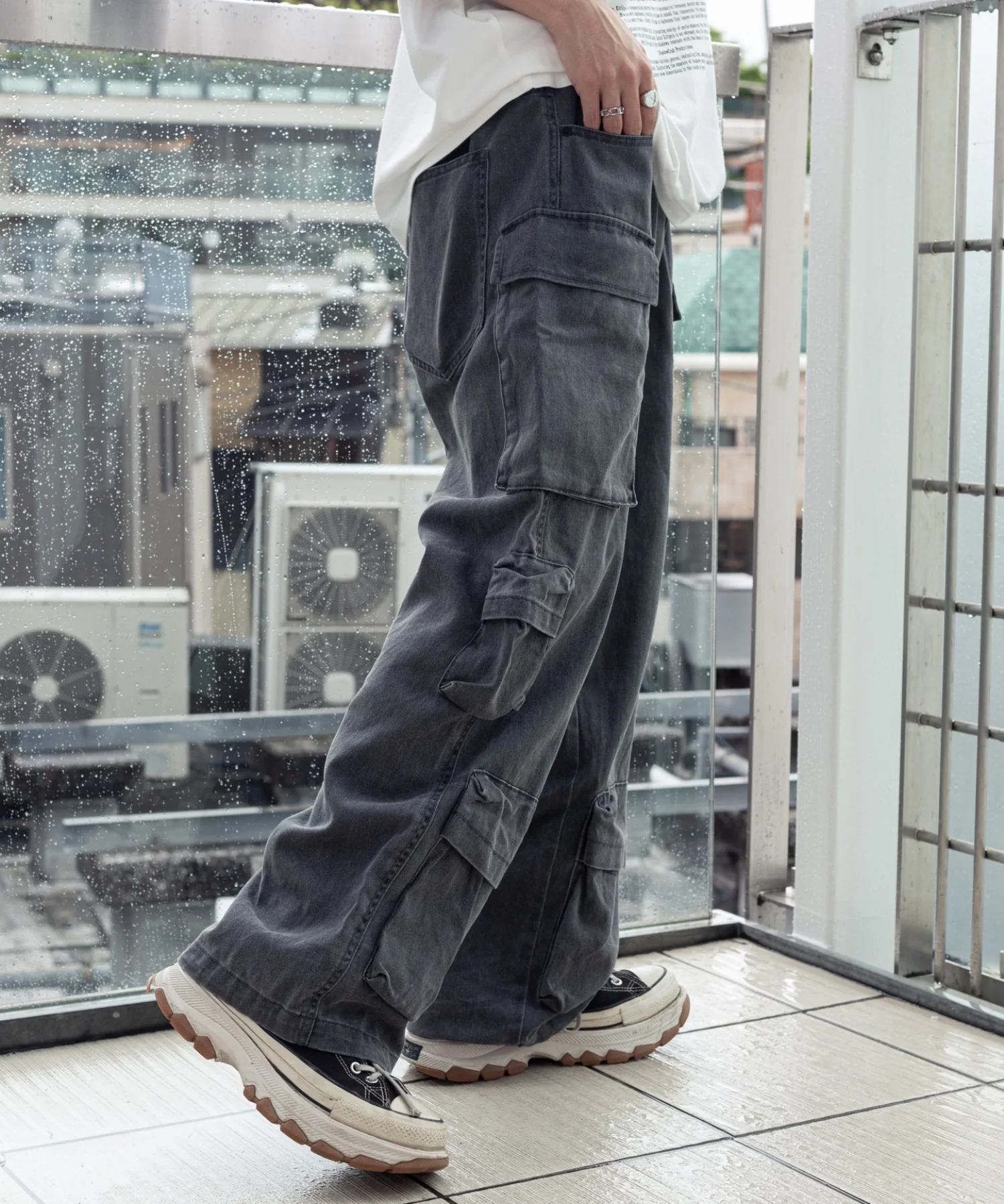 マルチポケットワイドカーゴパンツ - Image 31