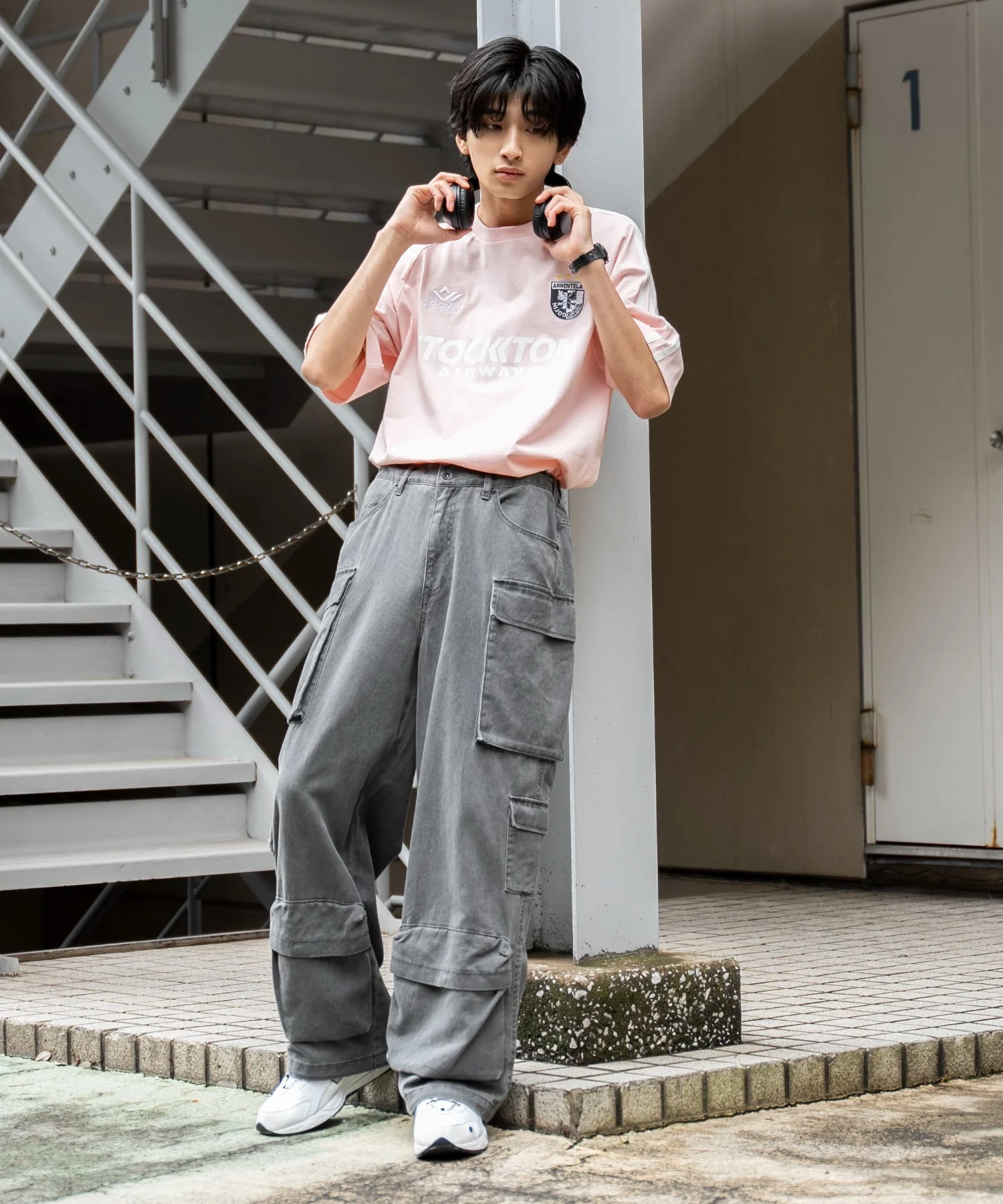 マルチポケットワイドカーゴパンツ - Image 34