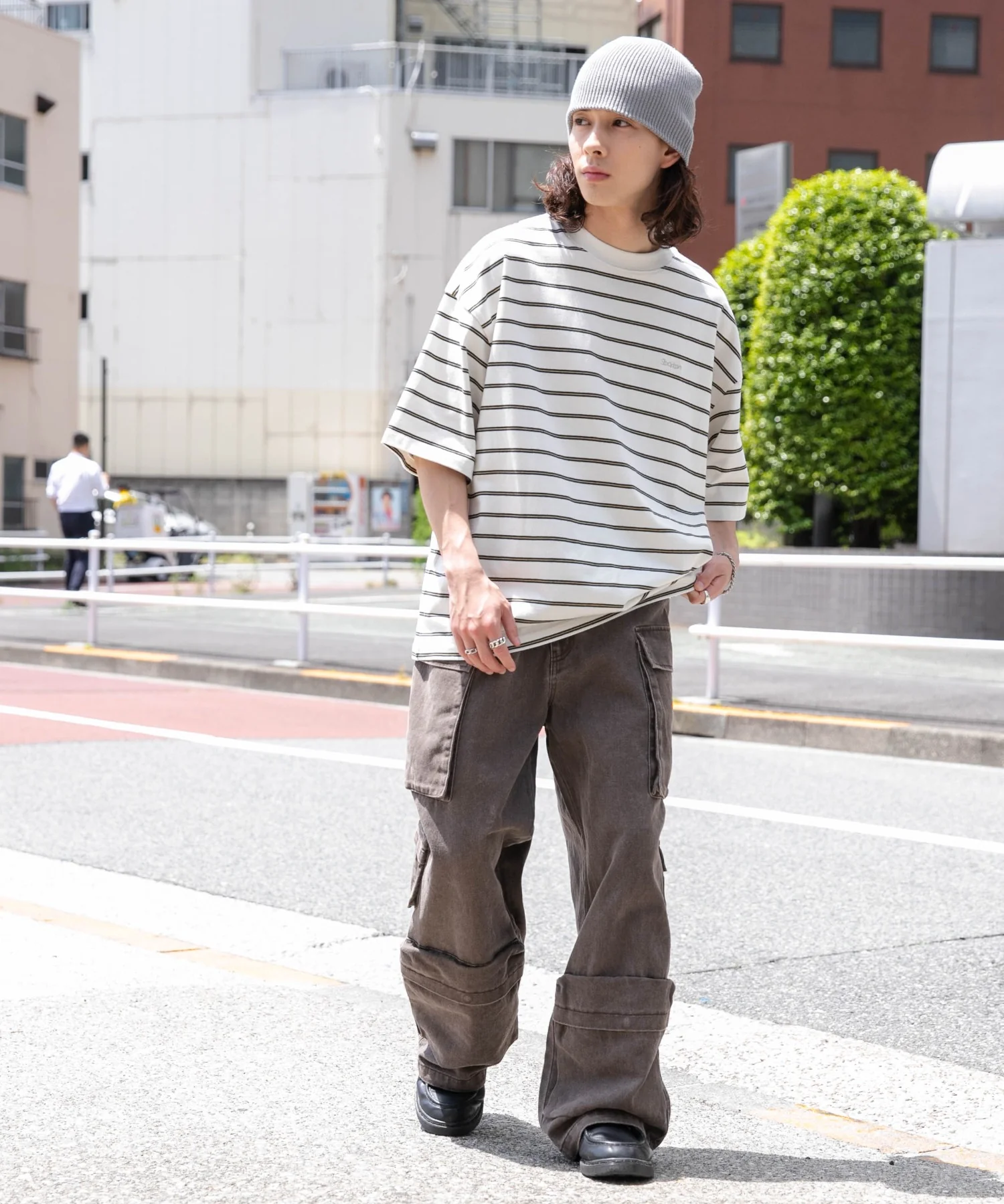 マルチポケットワイドカーゴパンツ - Image 5