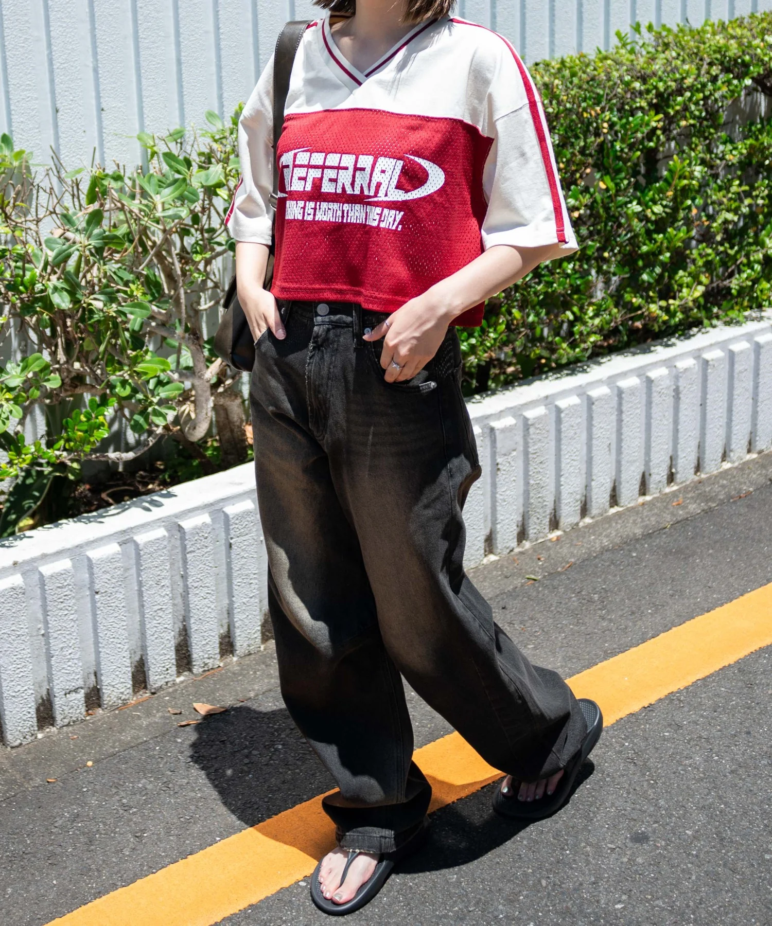2ライン切り替えメッシュショートT - Image 10