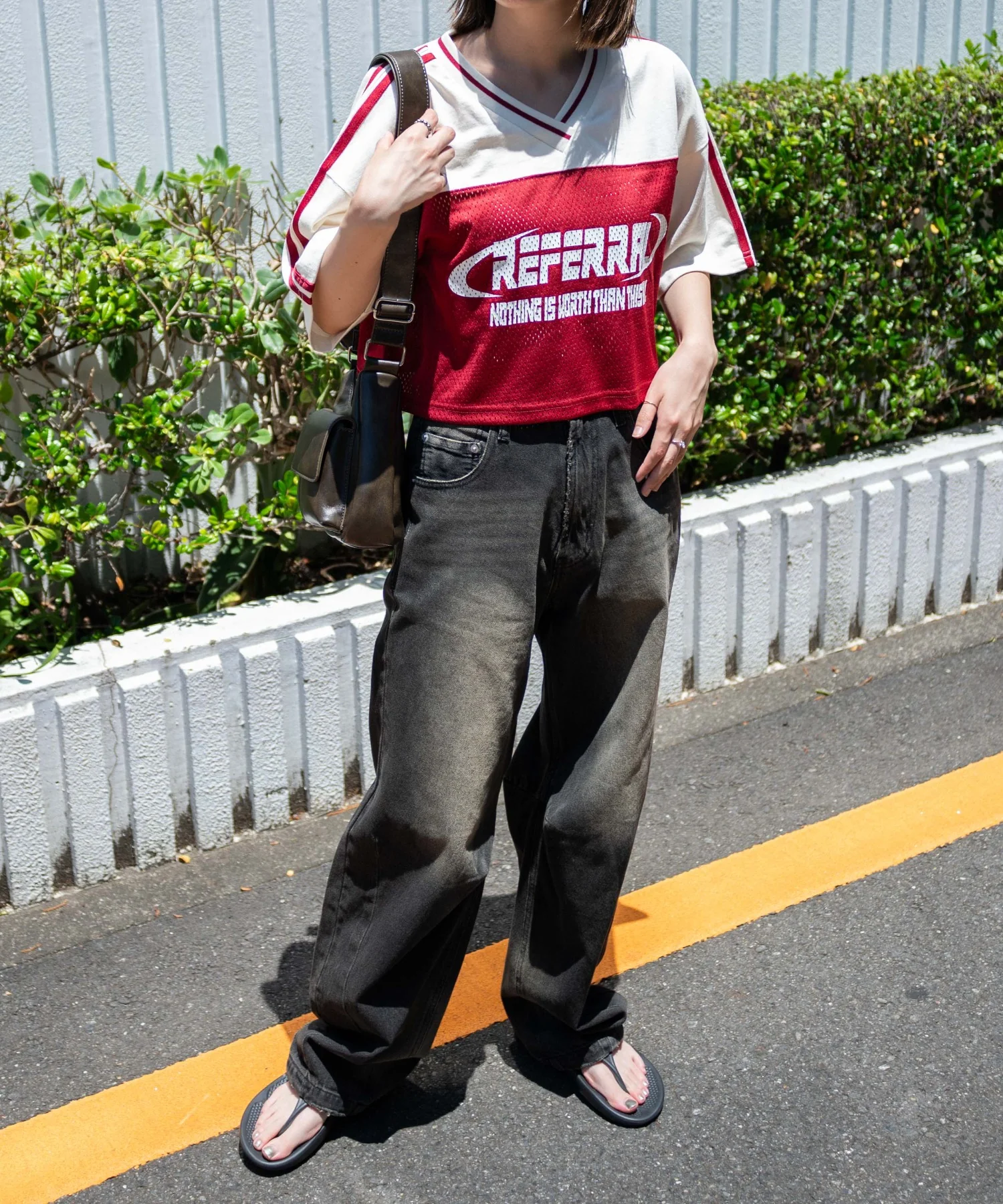 2ライン切り替えメッシュショートT - Image 4