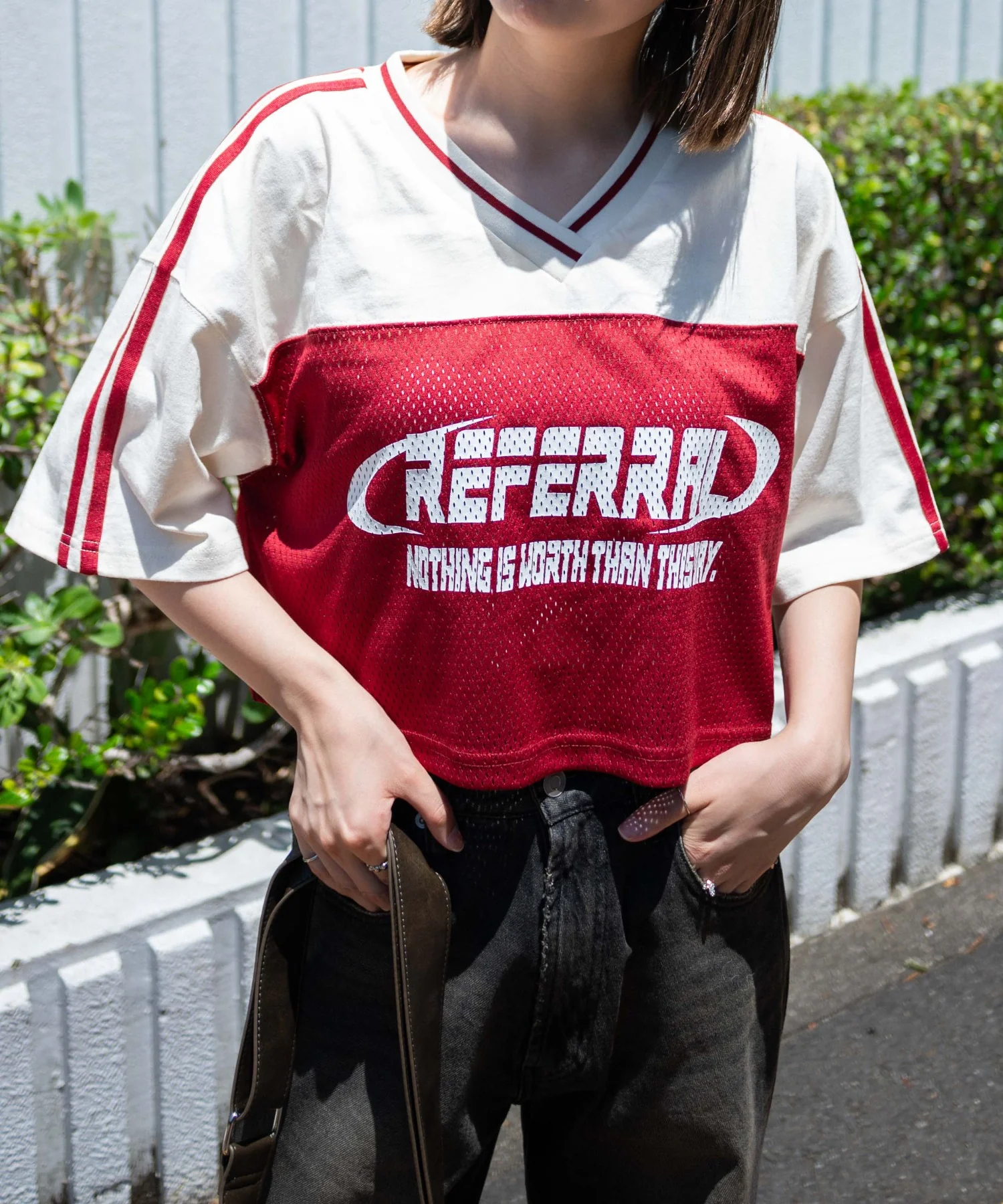 2ライン切り替えメッシュショートT - Image 9