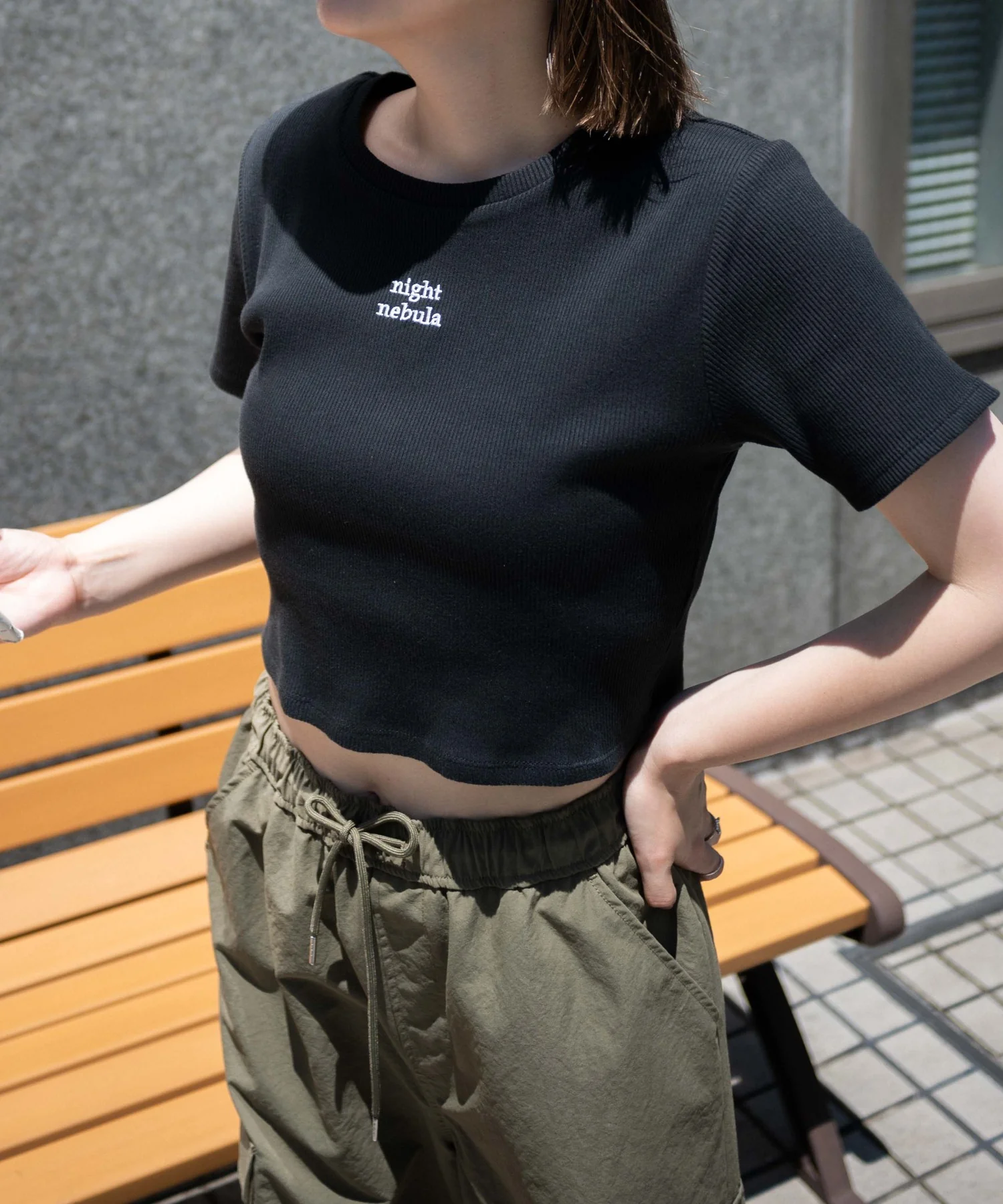 ワンポイントデザインリブT - Image 12