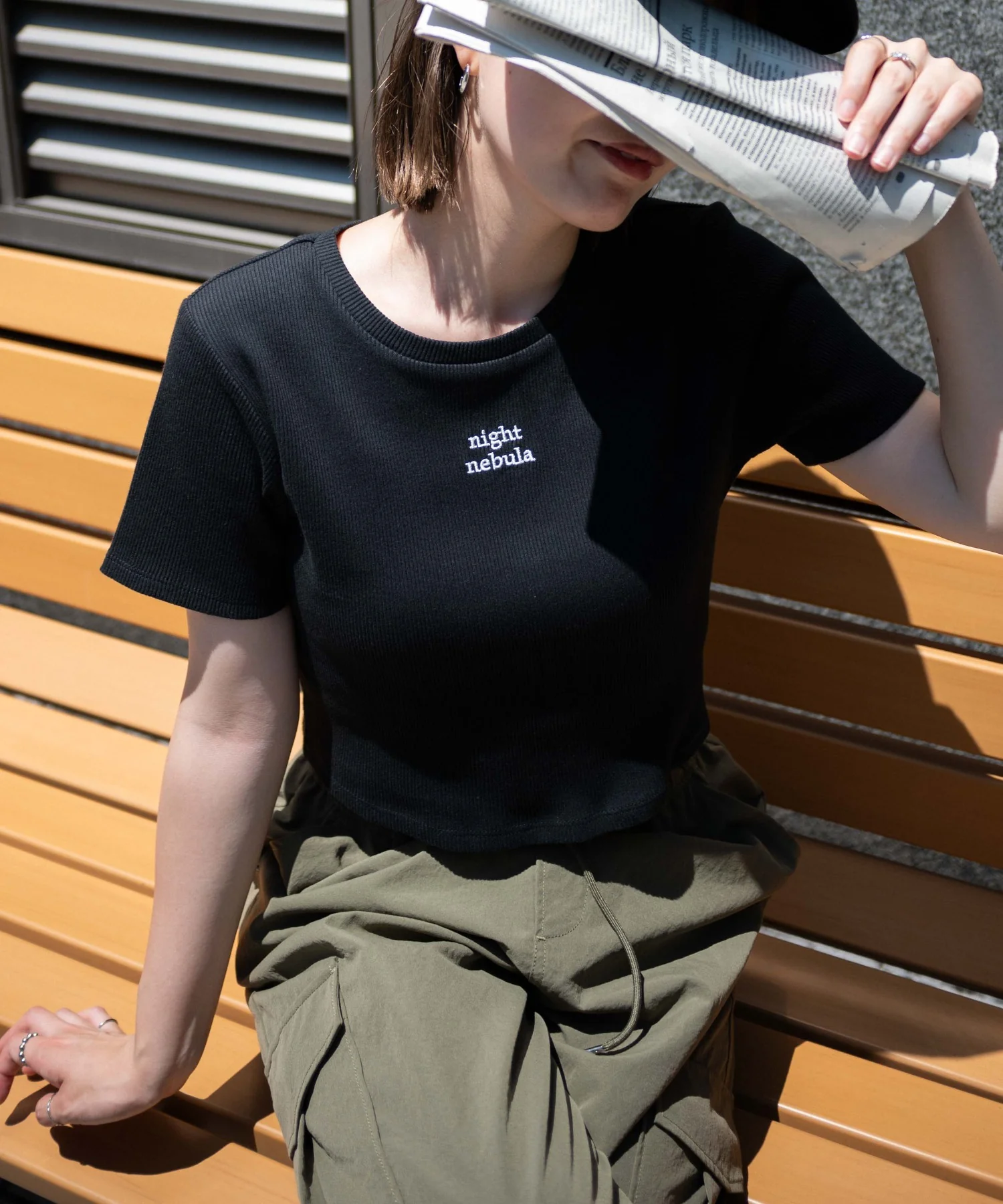 ワンポイントデザインリブT - Image 9