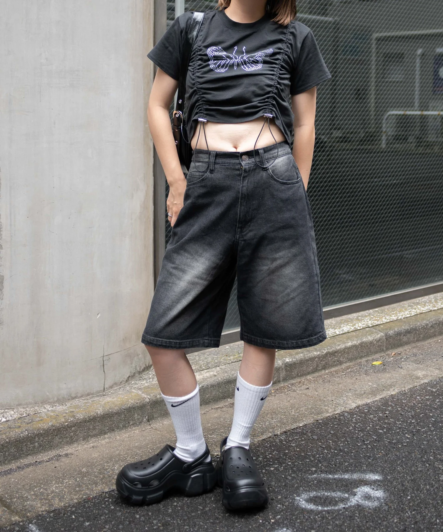 バタフライドロストラインストーンT - Image 11