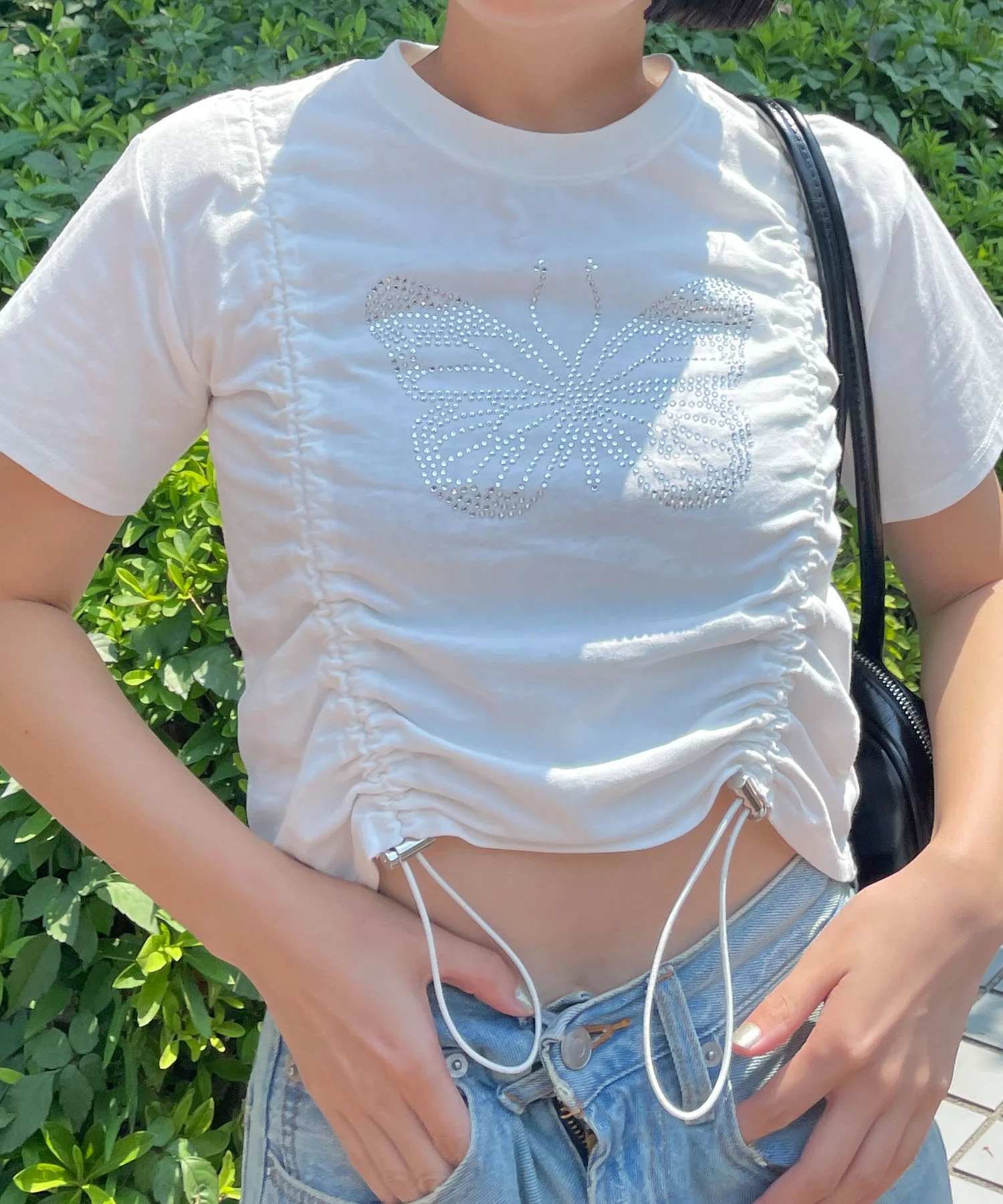 バタフライドロストラインストーンT - Image 12