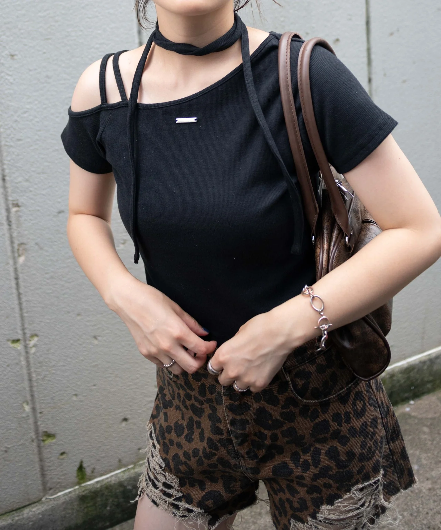 プレートデザインワンショルトップス - Image 10