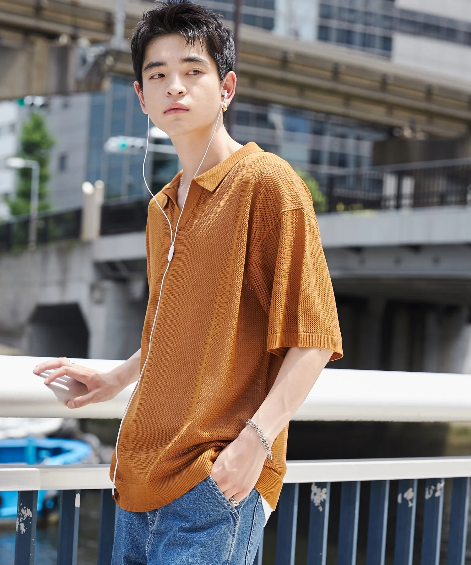 メッシュポロニットプルオーバー（S） - Image 6