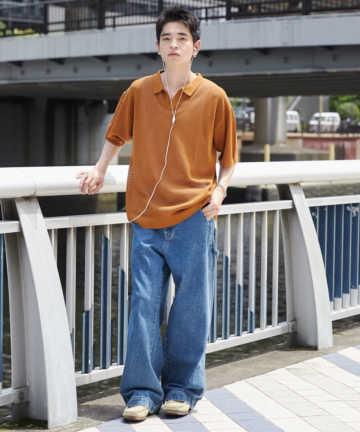 メッシュポロニットプルオーバー（S） - Image 9