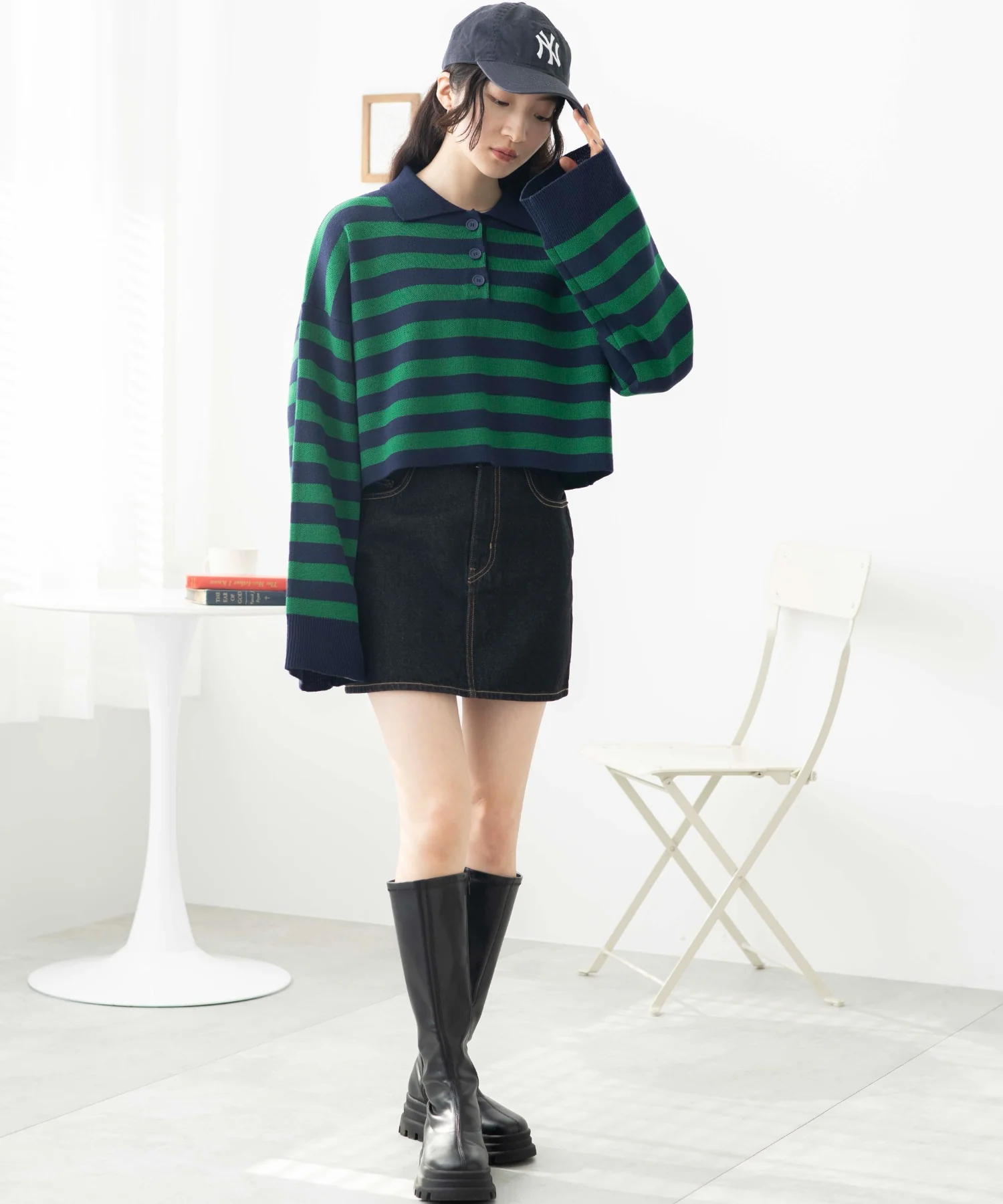 ボーダーニットポロ - Image 6